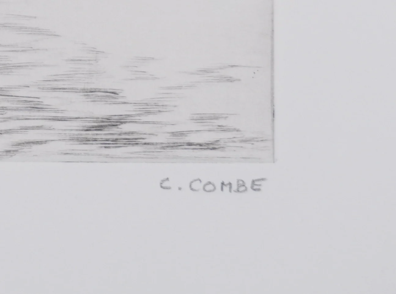 Camille COMBE : La Baltique à Neustadt, Gravure originale signée - Image 2