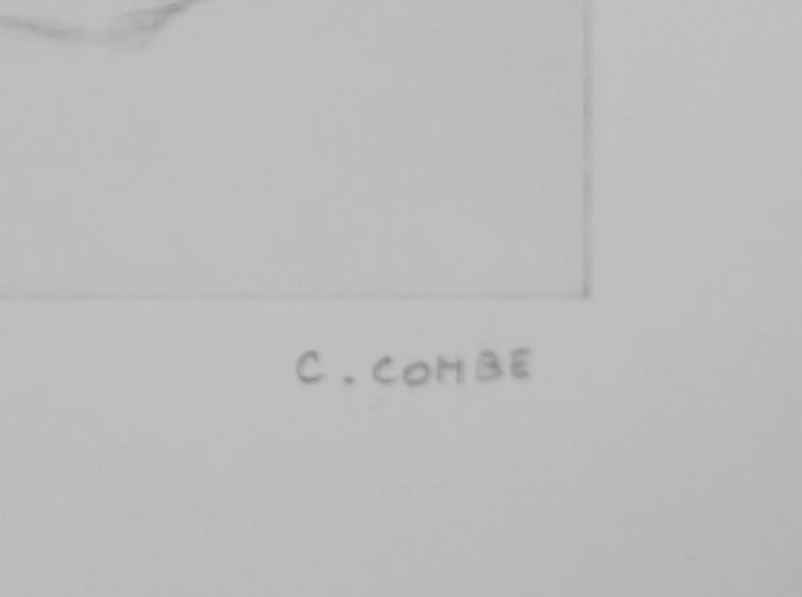 Camille COMBE : Le torrent se tait, Gravure originale signée - Image 2