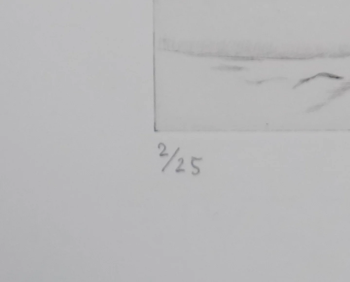 Camille COMBE : Le torrent se tait, Gravure originale signée - Image 7