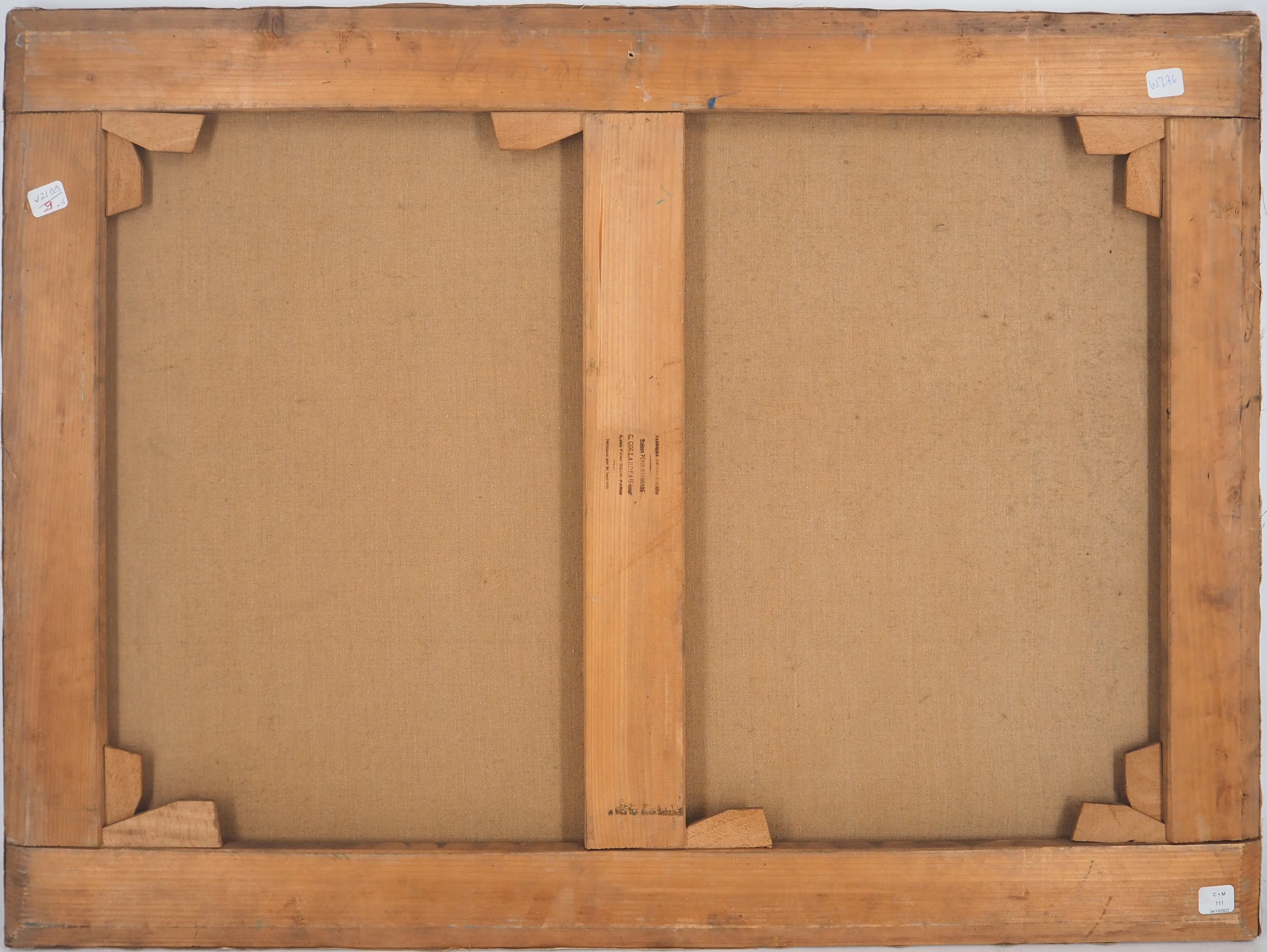 Charles WISLIN : Après midi au bord du Lac, Huile sur toile signée - Image 6