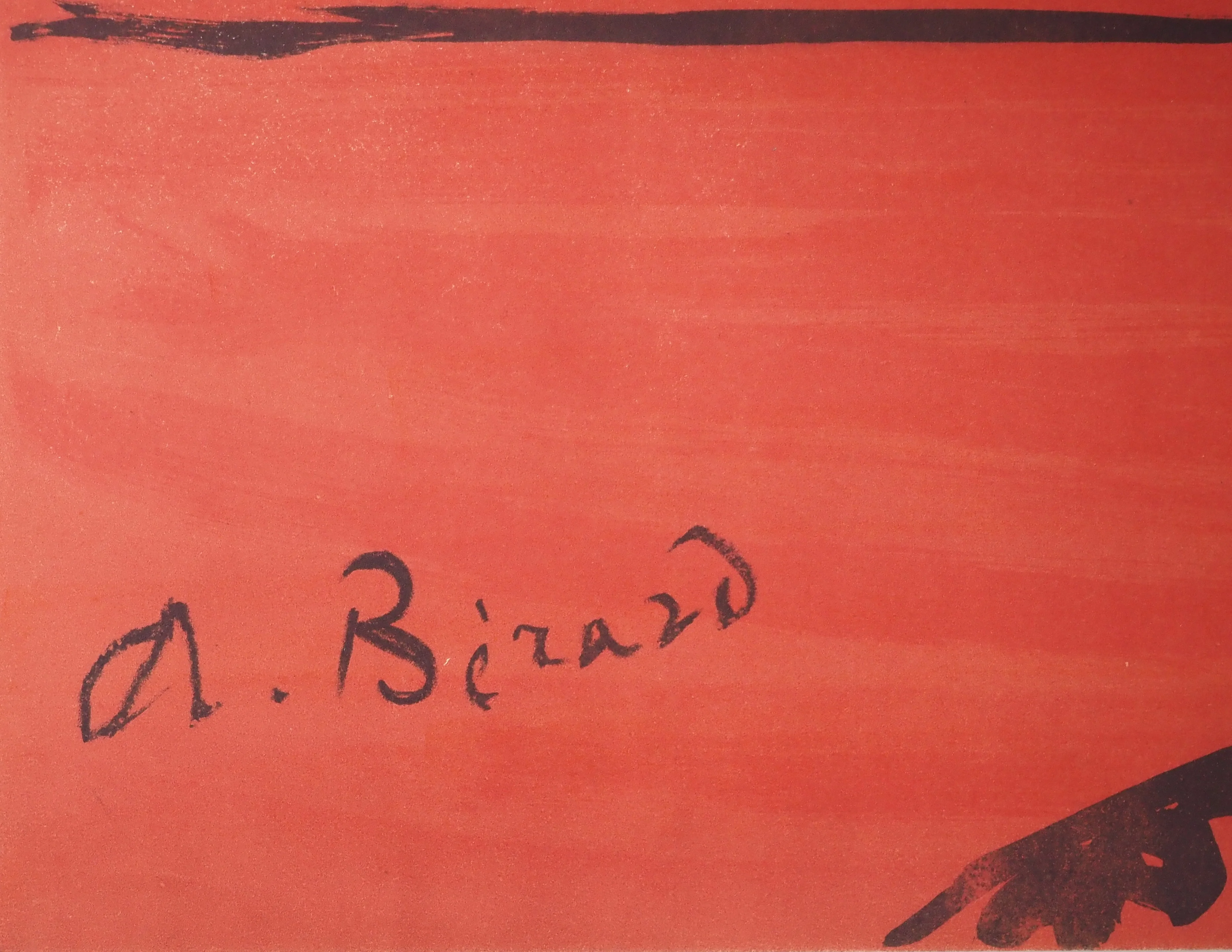 Christian BERARD : Jeu de cartes, Affiche en lithographie - Image 2