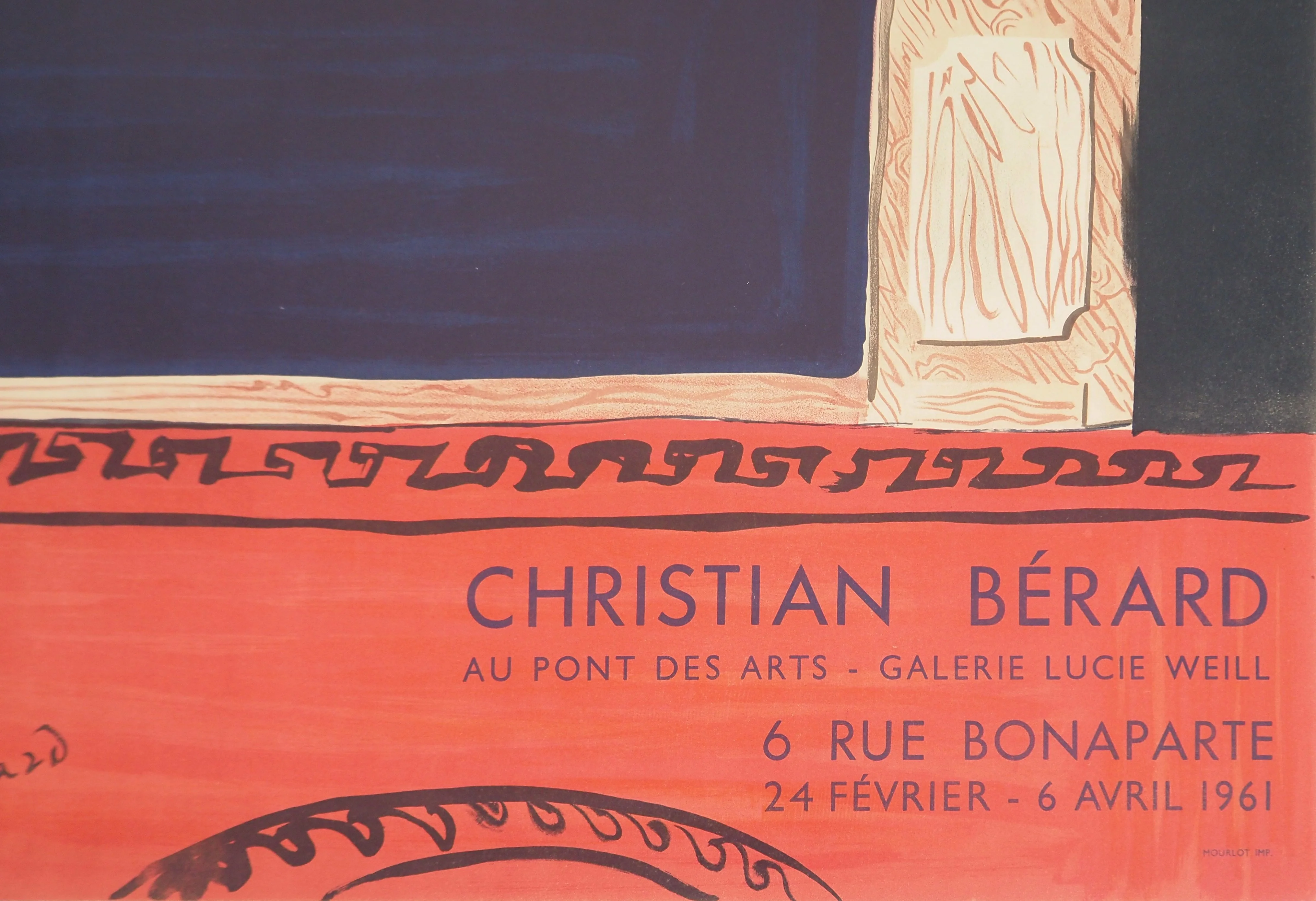 Christian BERARD : Jeu de cartes, Affiche en lithographie - Image 5