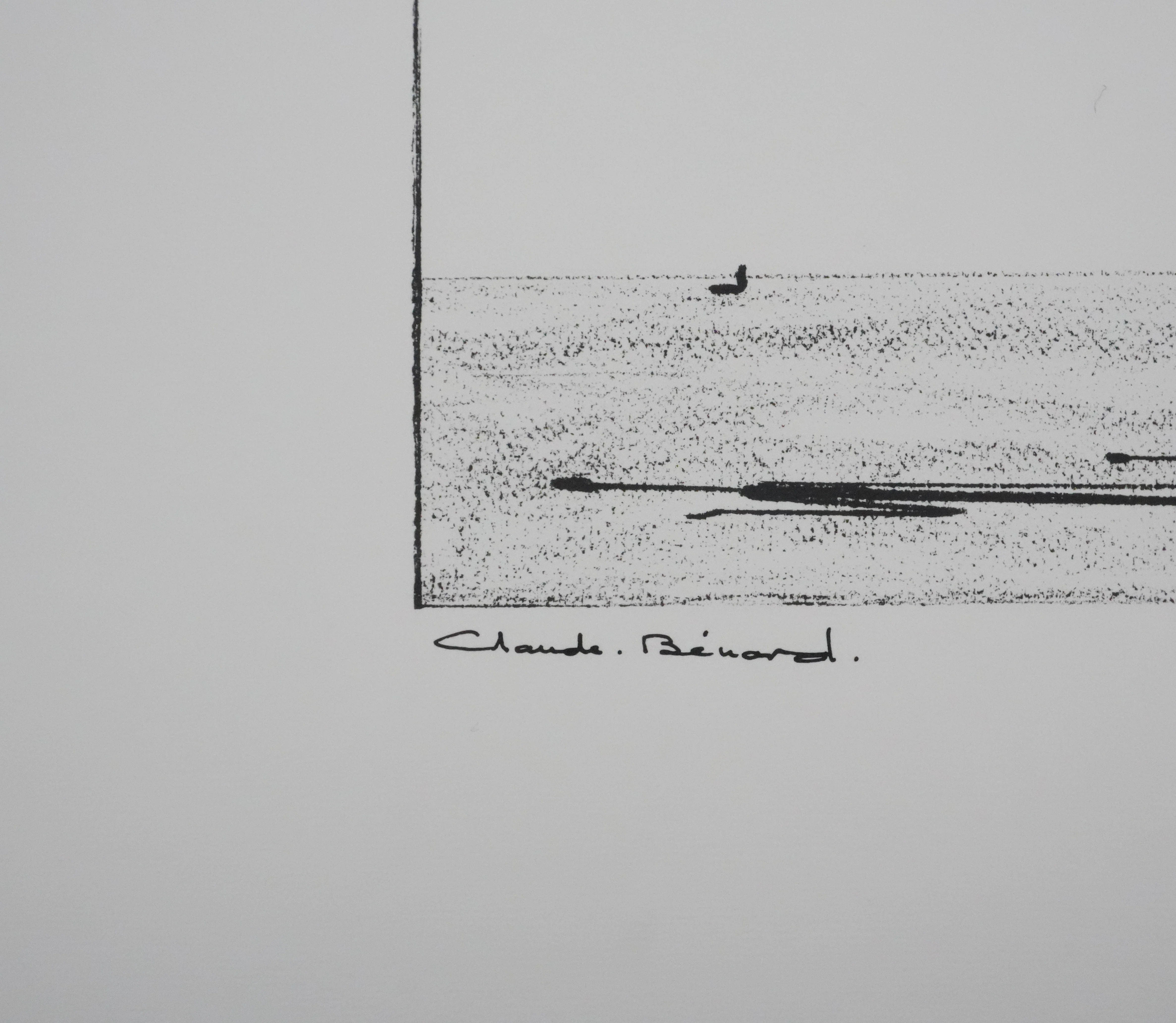 Claude BENARD : Pâques, Lithographie originale signée - Image 2