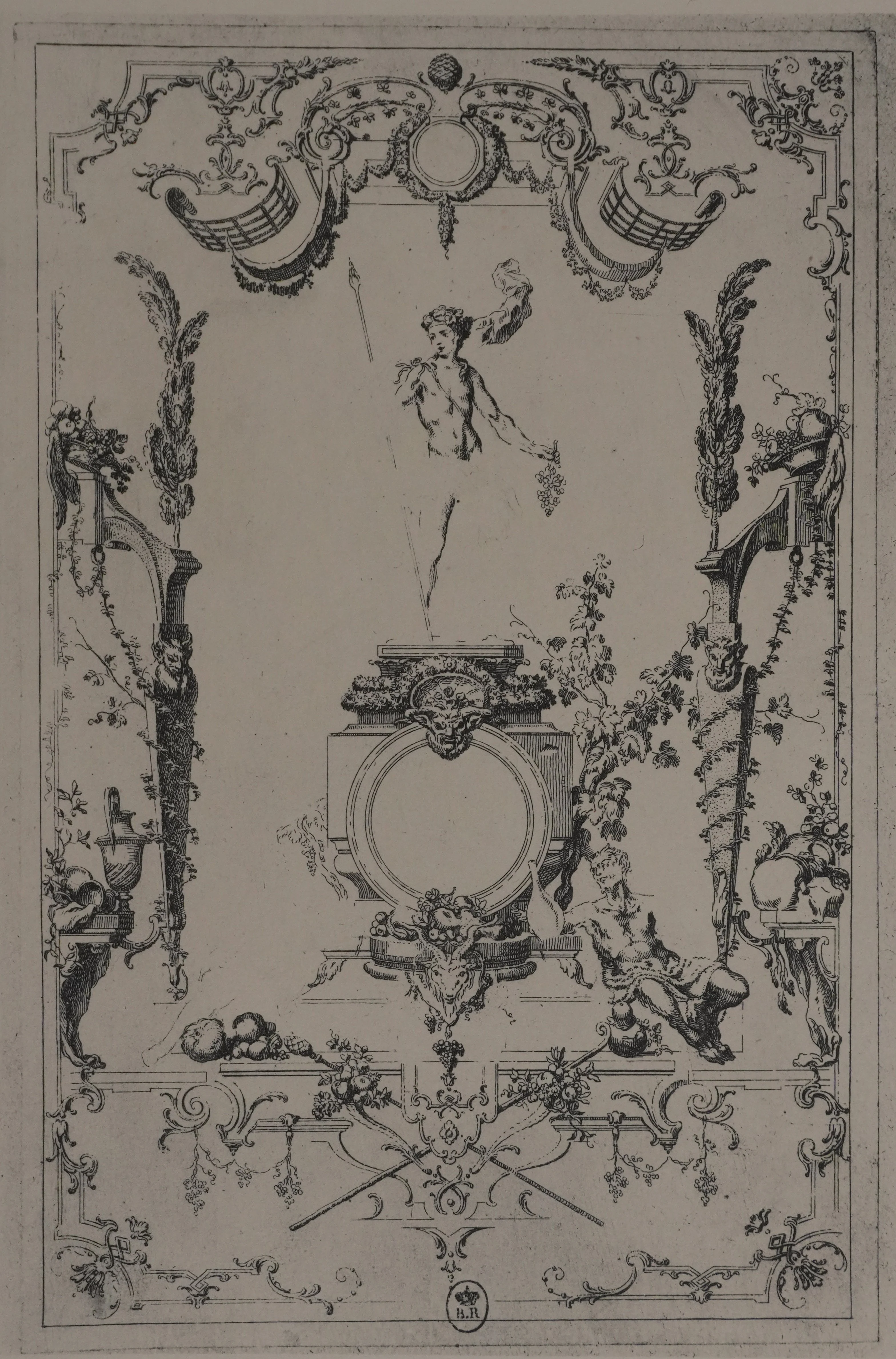 Claude GUILLOT : Baccus à la grappe, Phototypie signée - Image 2