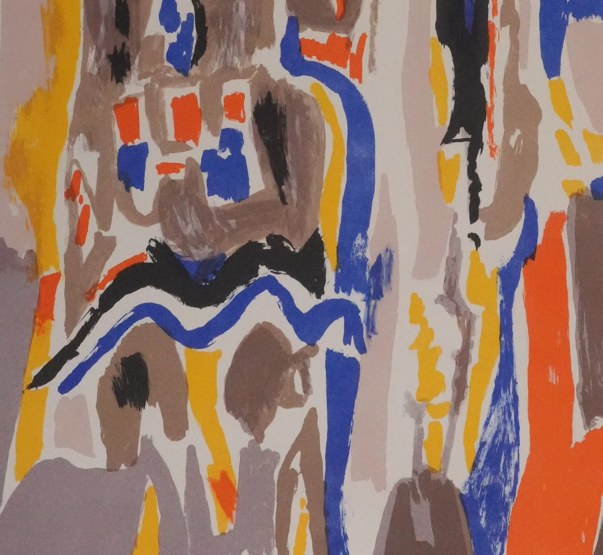 Claude MARECHAL : Composition abstraite, Affiche originale d'époque - Image 5
