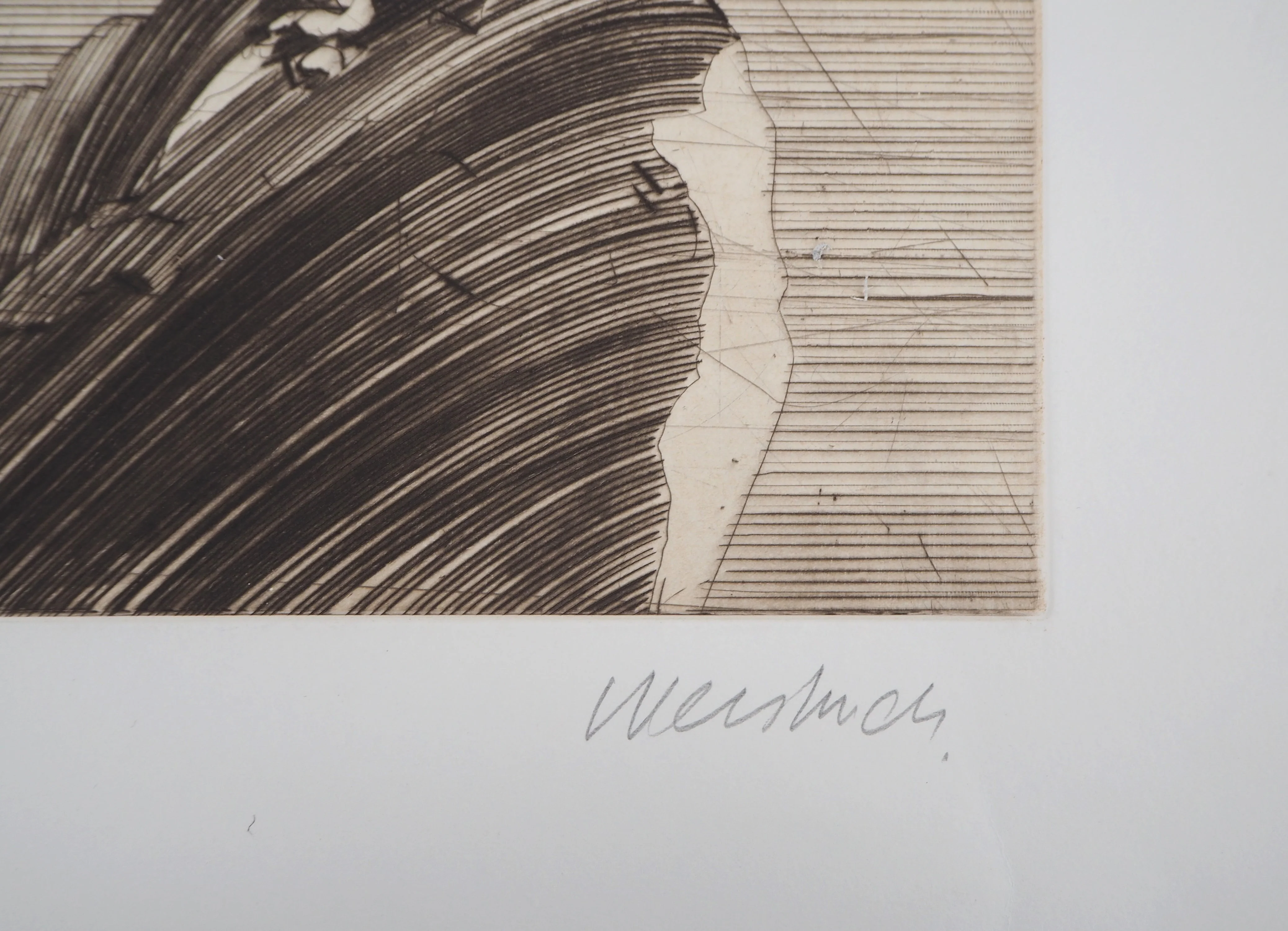 Claude WEISBUCH : Hommage à Camus, Gravure originale signée - Image 5