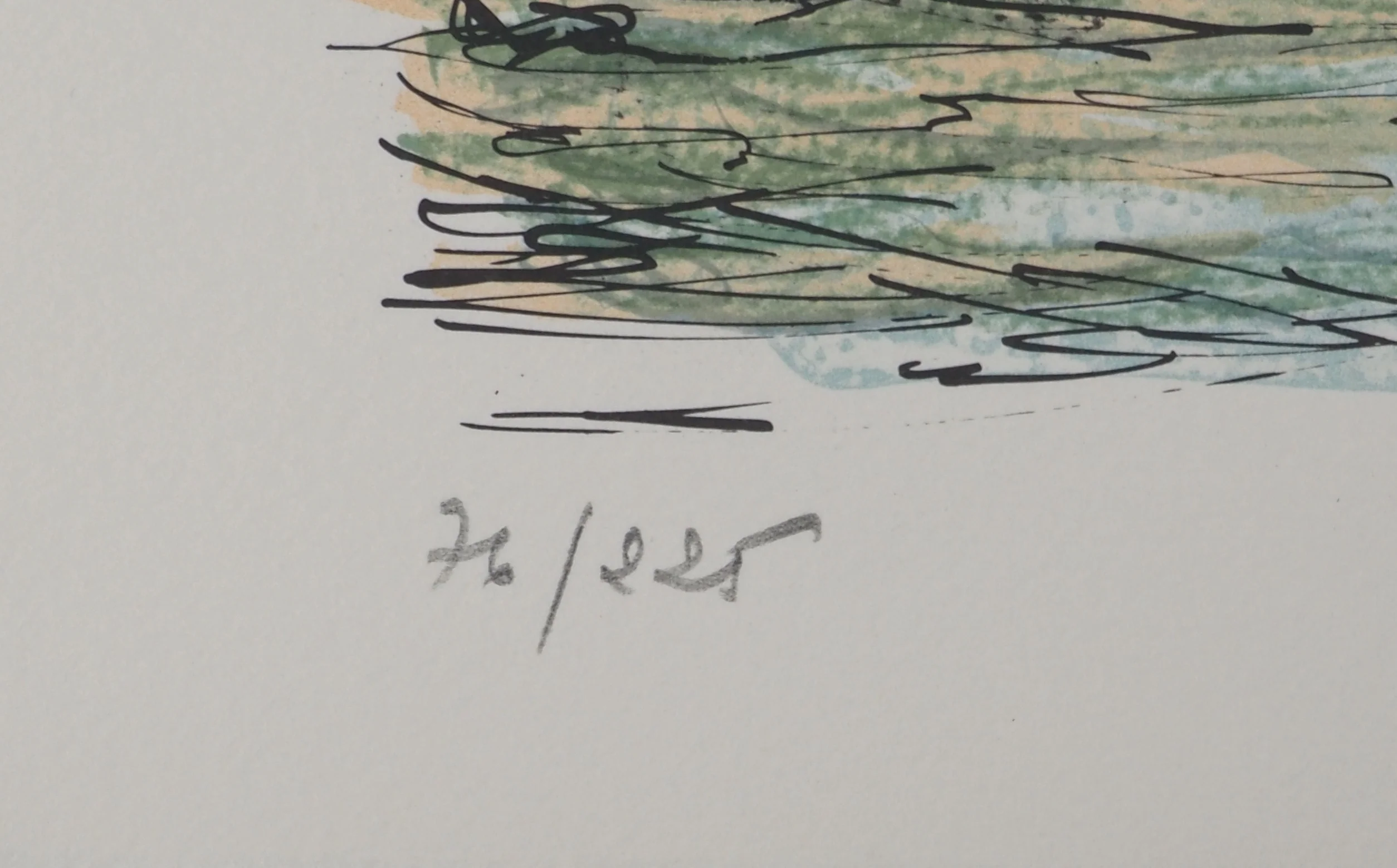 Daniel TRICART : Bruges, Le canal Groenerei, Lithographie originale signée - Image 6