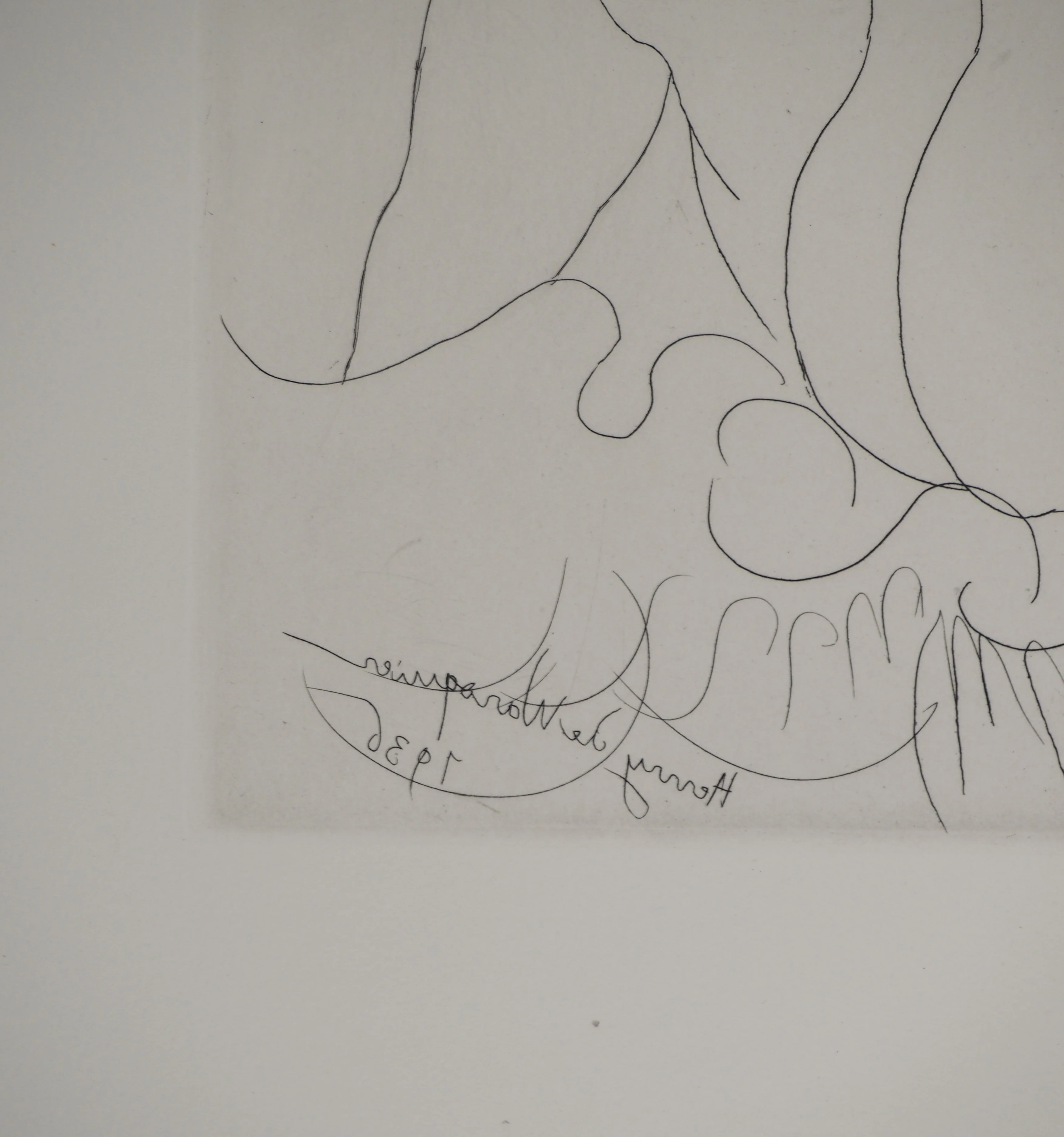 Henry de WAROQUIER : Foule suppliante, Gravure originale signée - Image 7