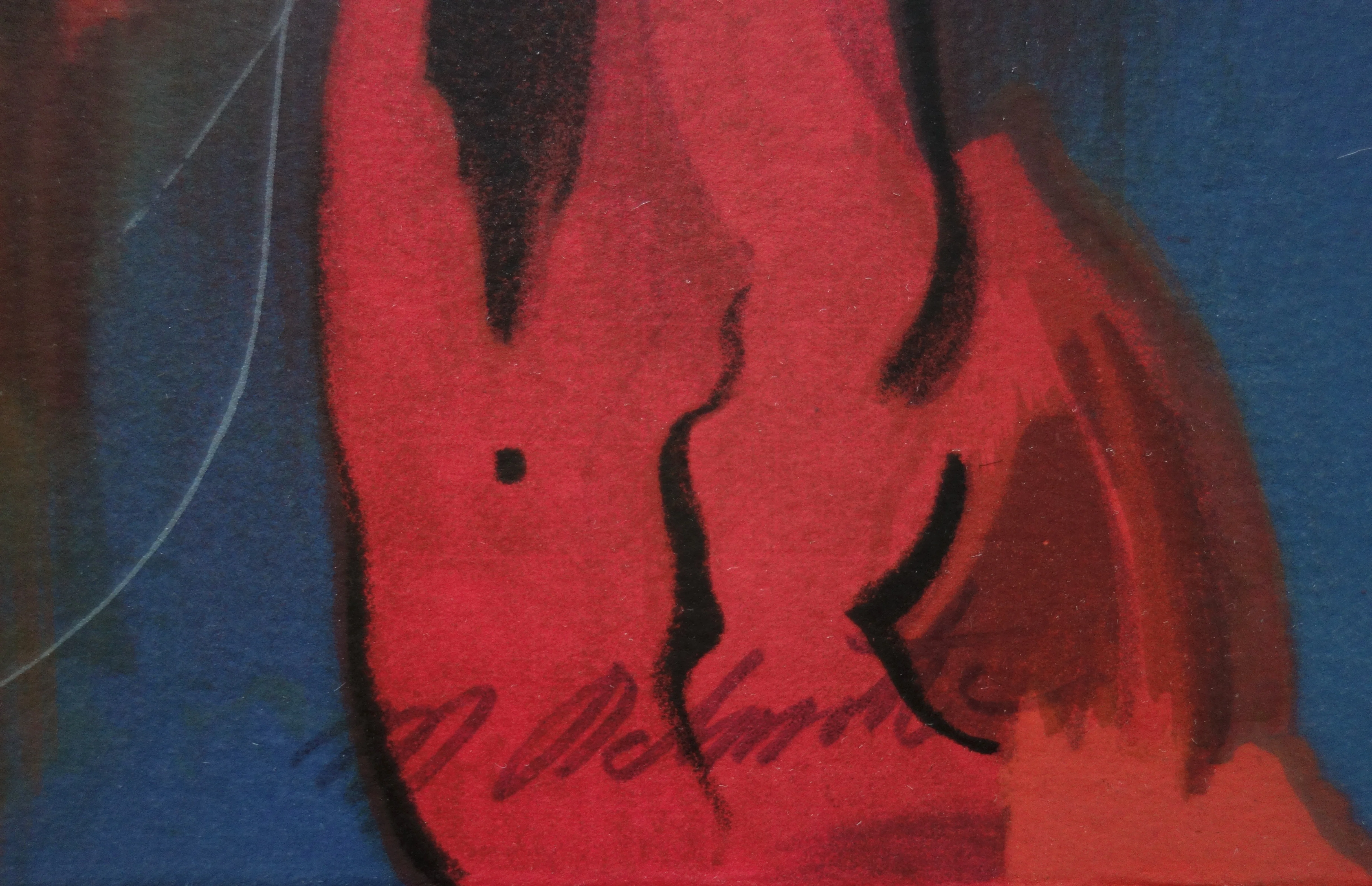 Marcel DELMOTTE : Femme ardente, Lithographie originale signée - Image 2