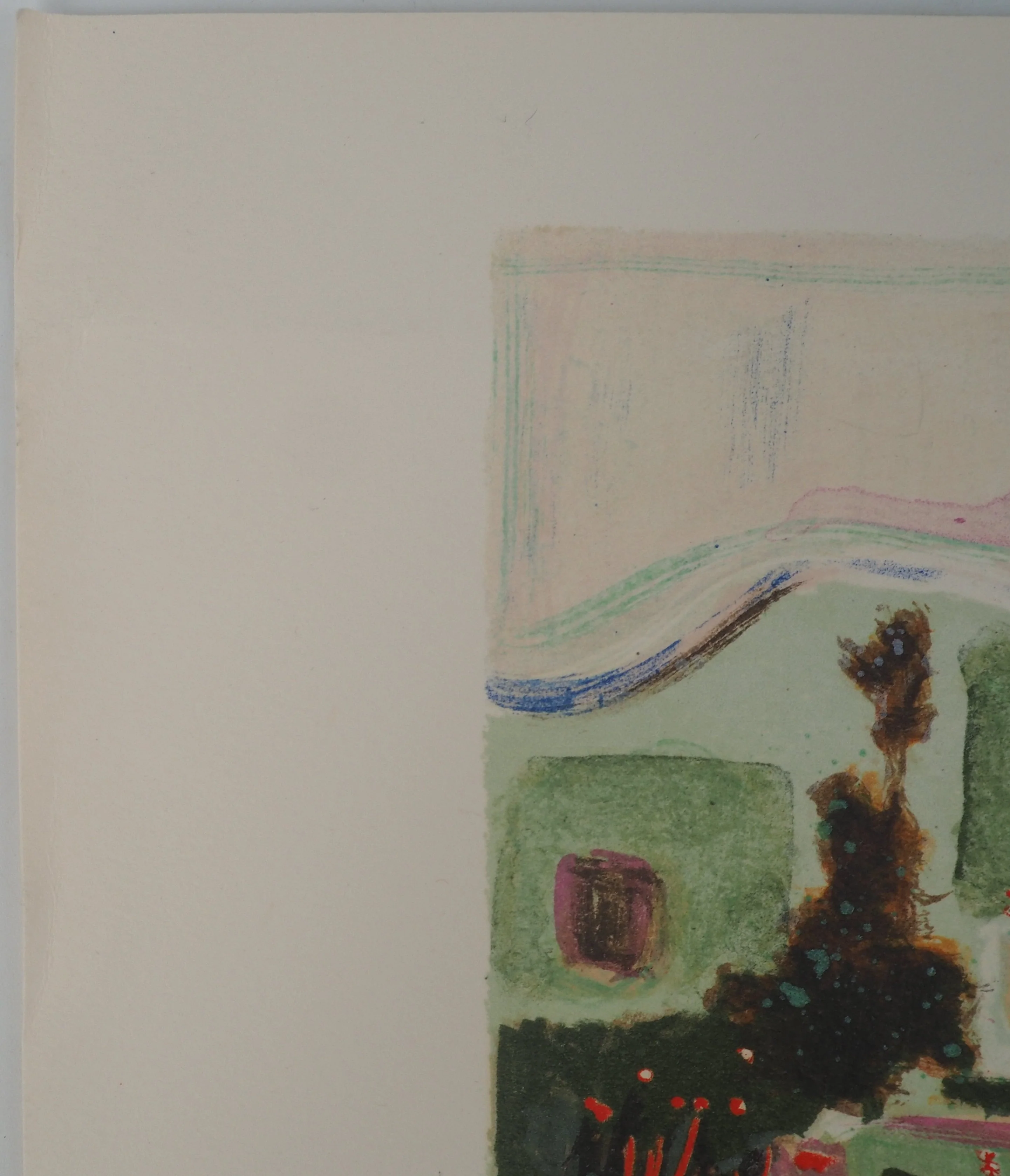 Denis MIAU : Paysage abstrait, Lithographie originale signée - Image 7