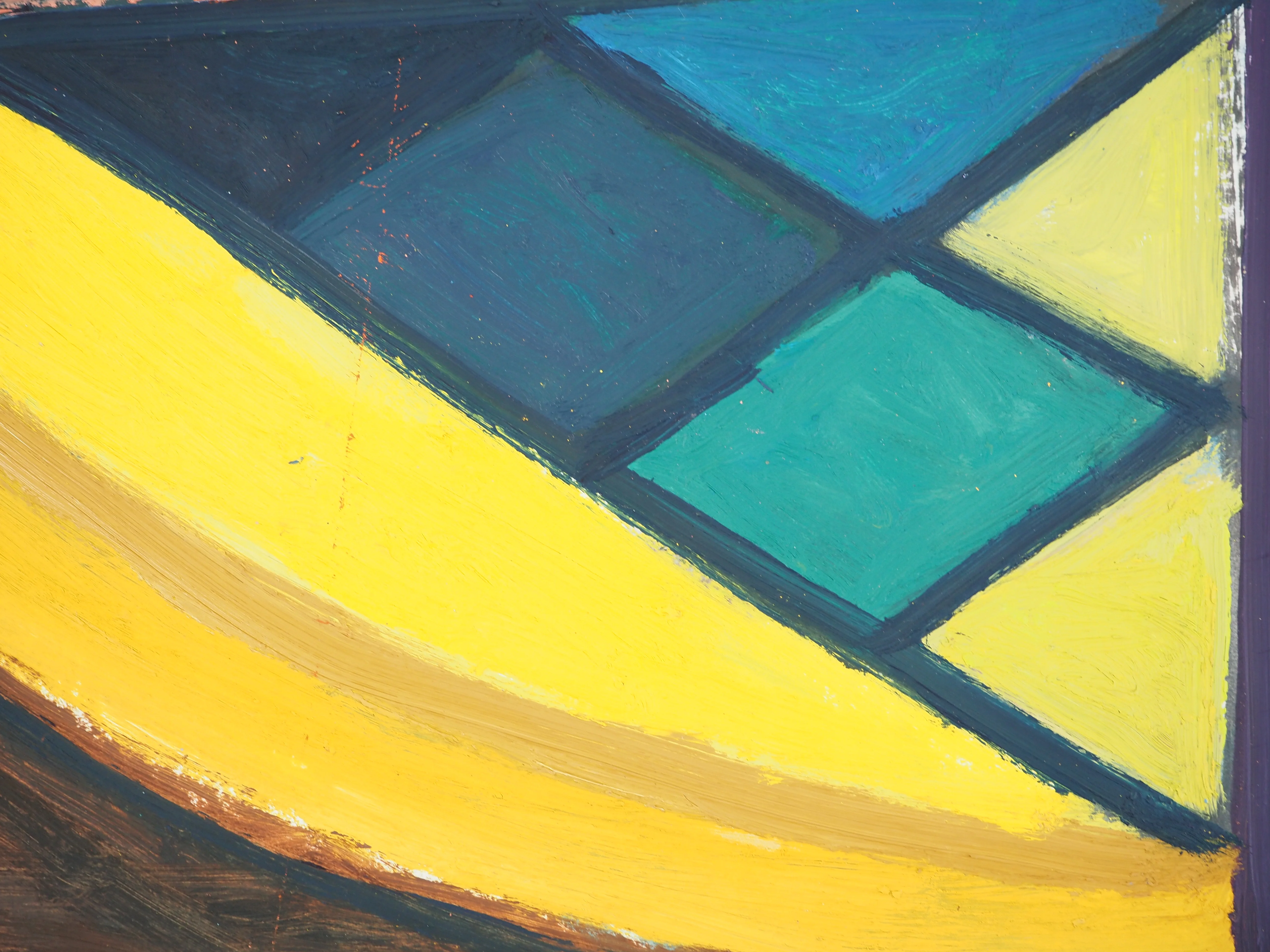 Diyap GÜLER : Abstraction géométrique, Peinture à l'huile - Image 5