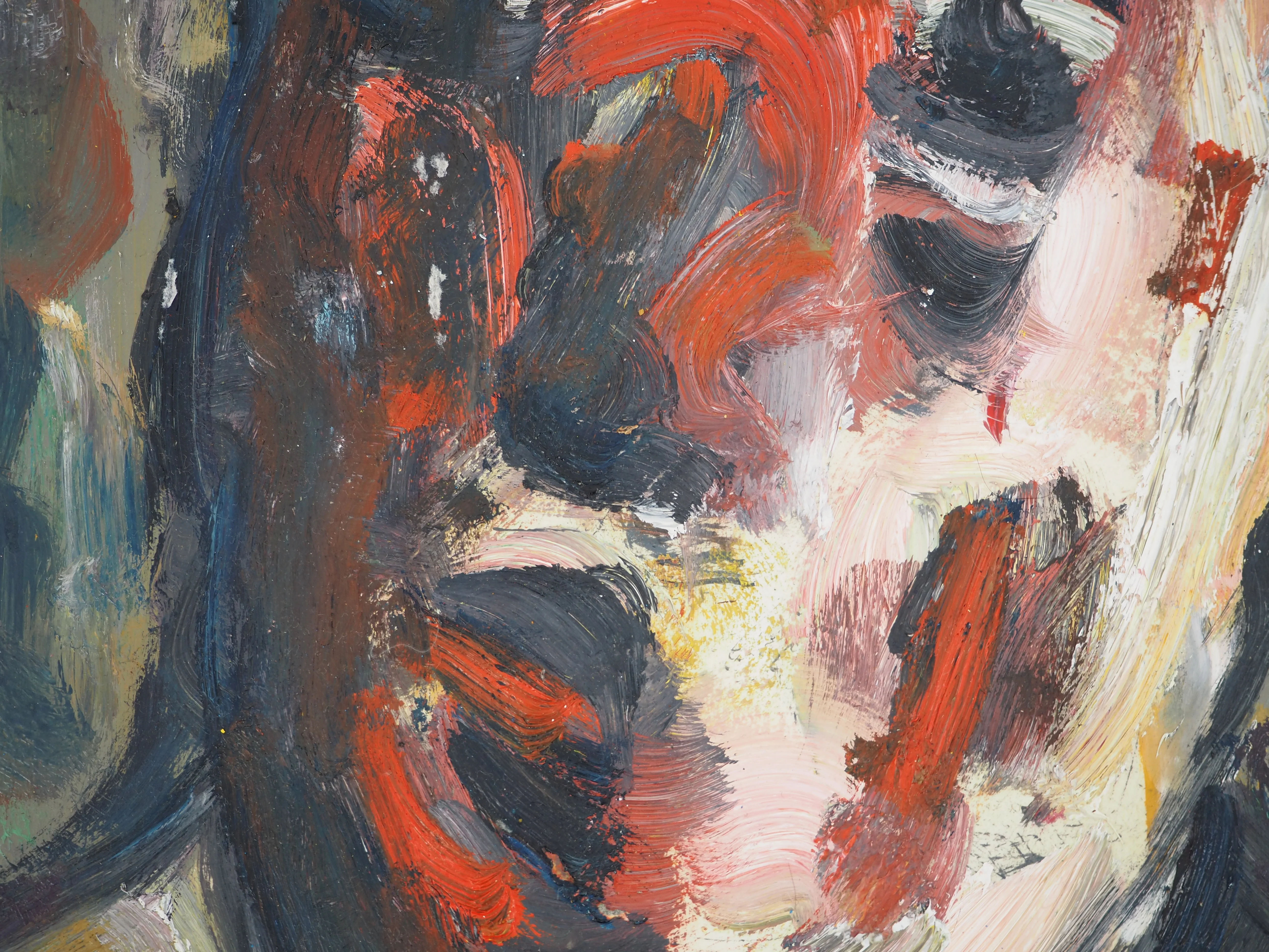 Diyap GULER : Clown abstrait, Peinture à l'huile - Image 5