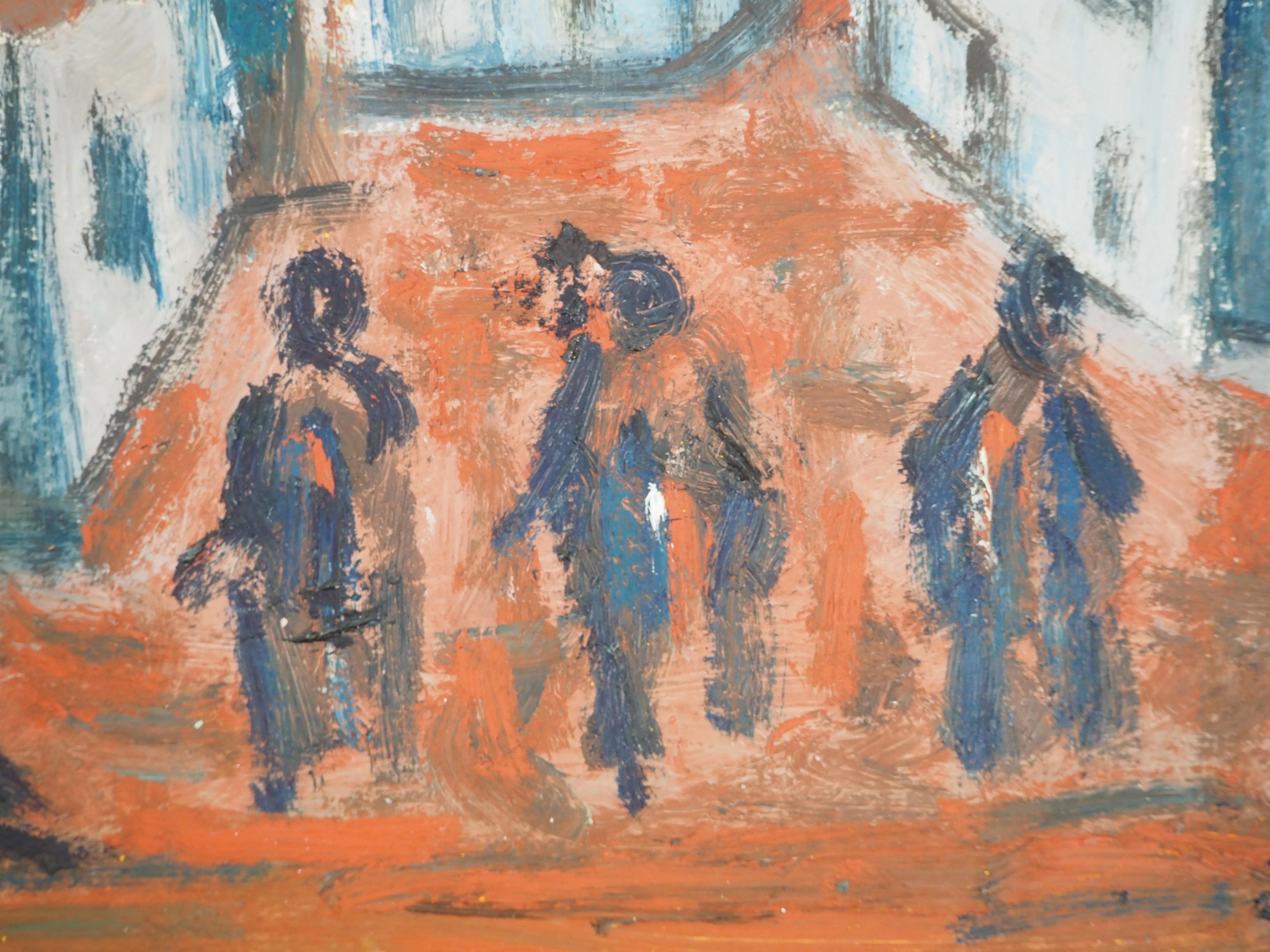 Diyap GÜLER : La sortie d'Amiens, Peinture à l'huile - Image 5