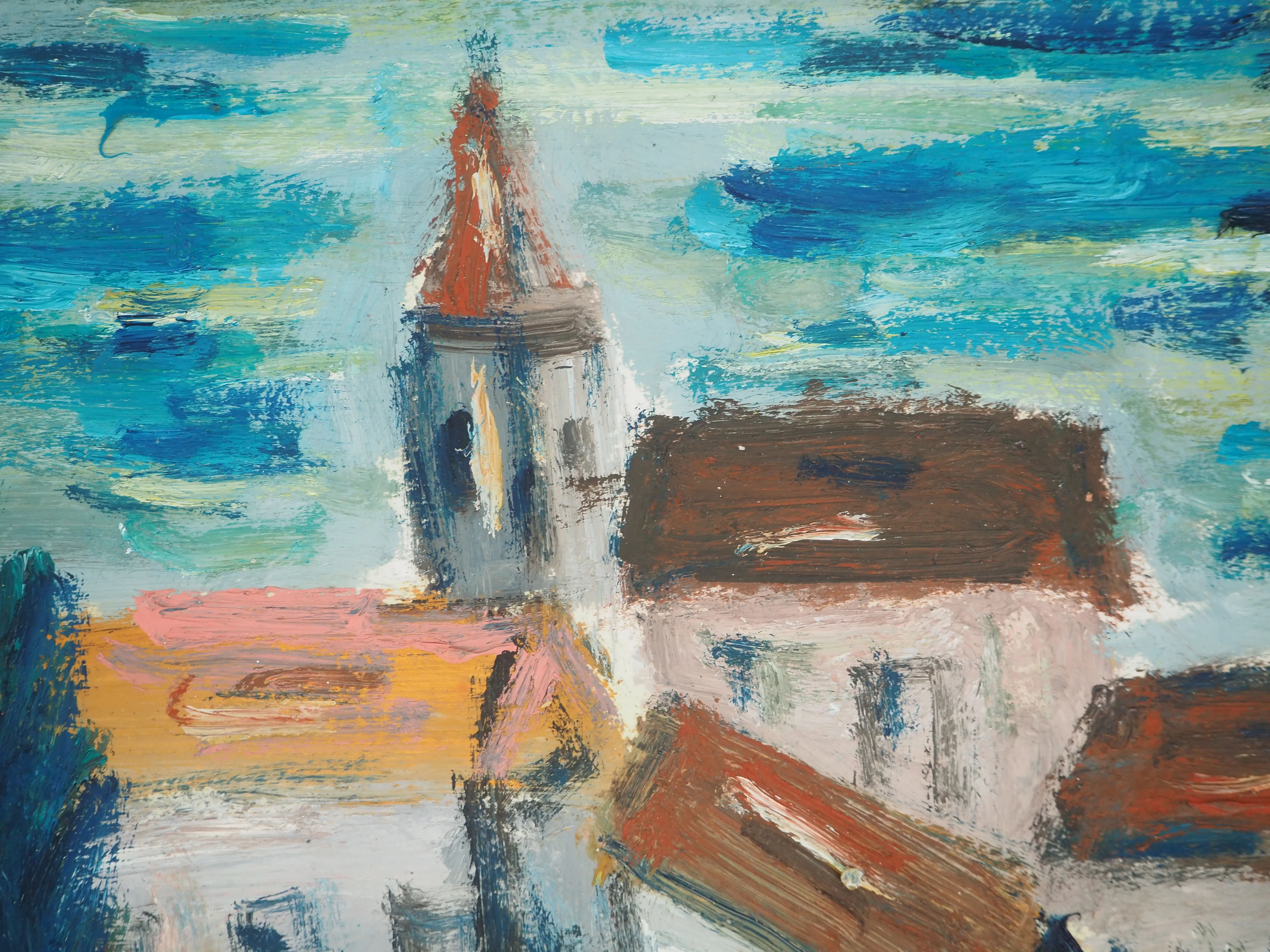 Diyap GÜLER : La sortie d'Amiens, Peinture à l'huile - Image 6