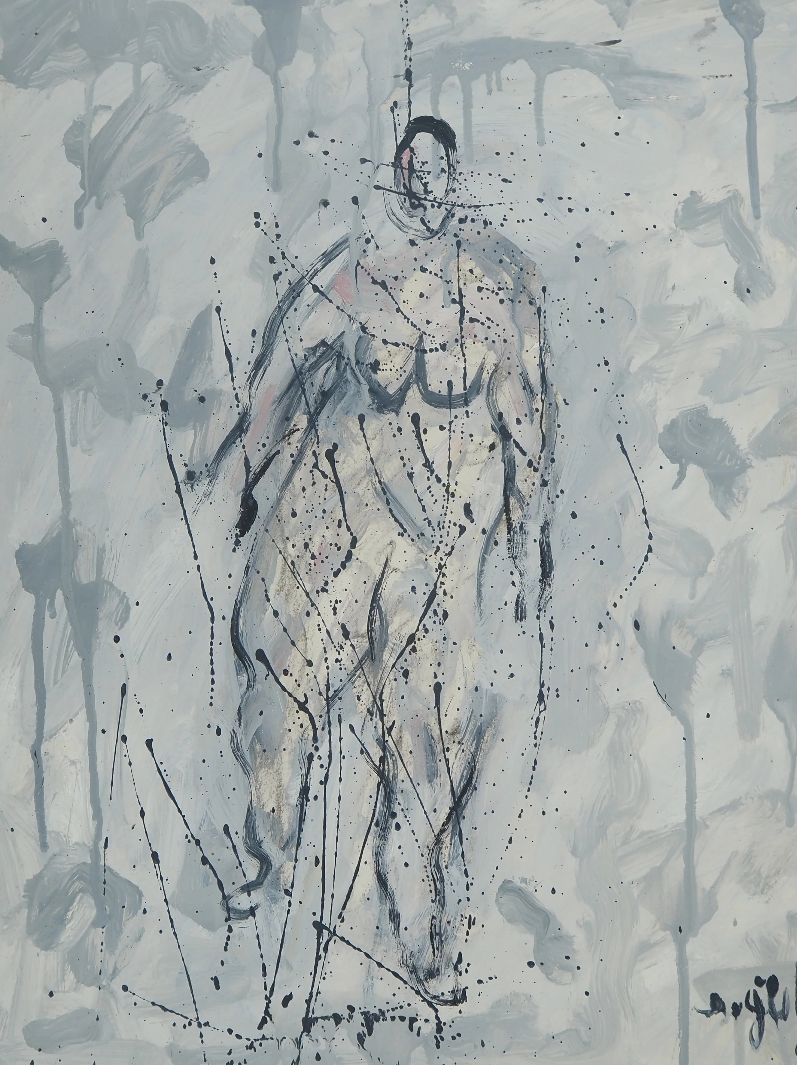 Diyap GÜLER : Corps abstrait, Peinture à l'huile - Image 2