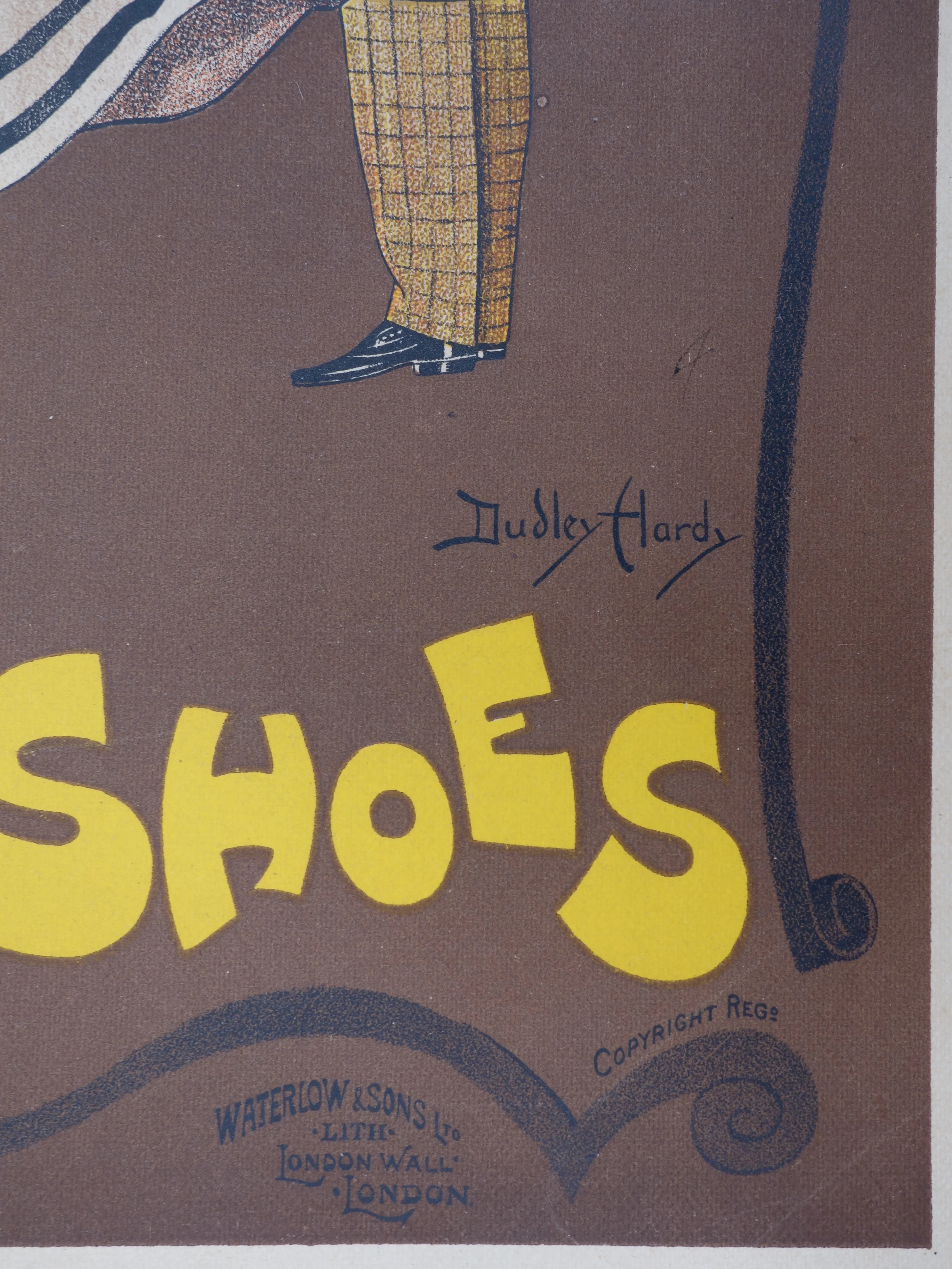 Dudley HARDY : Les chaussures, Lithographie originale signée - Image 2