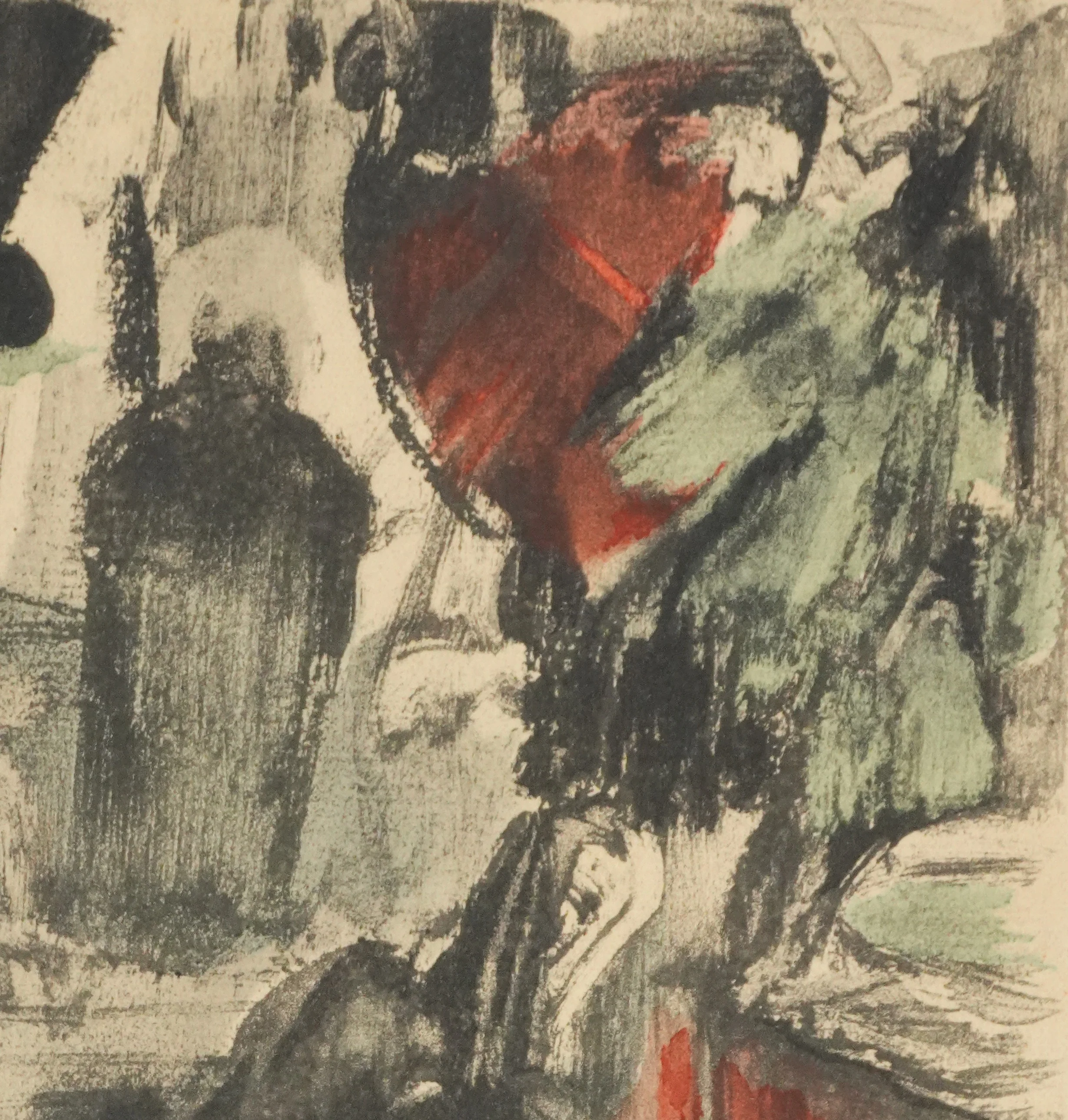 Edgar DEGAS : L'homme au chapeau, Lithographie - Image 4