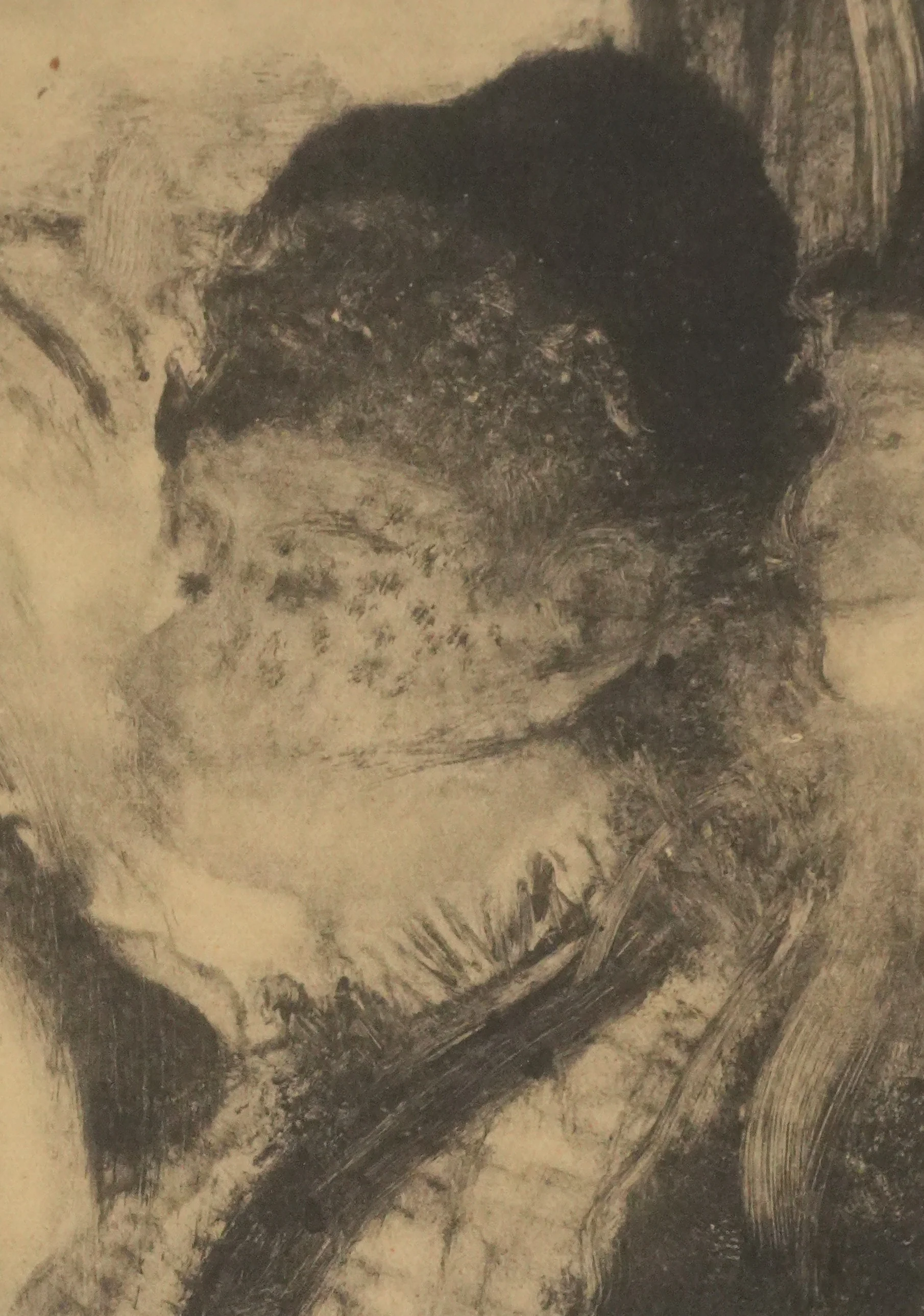 Edgar DEGAS : Paris, Femme dans l'omnibus, Lithographie - Image 3