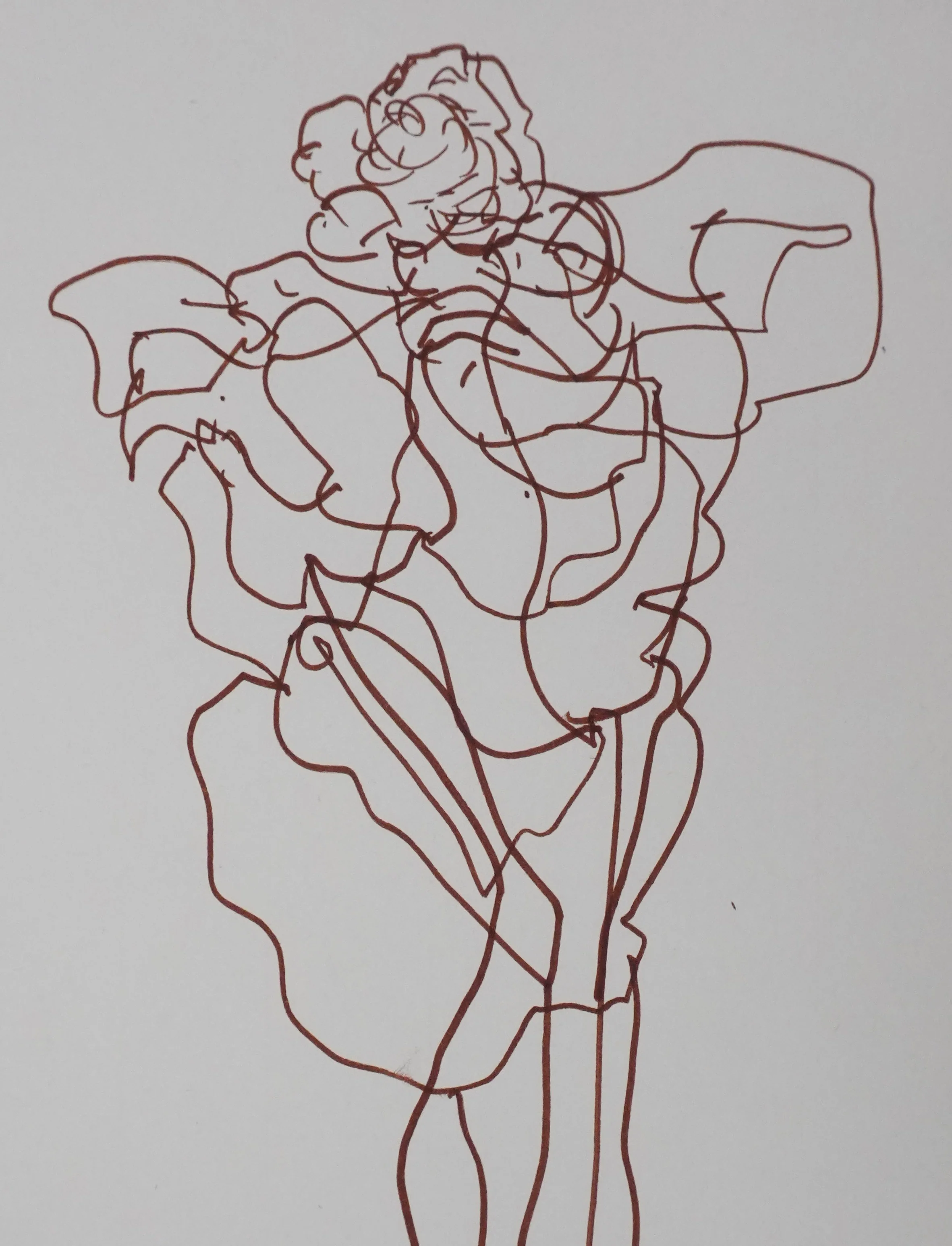 Edmond HUMEAU : L'arbre marron, Autographe et dessin original signé - Image 3