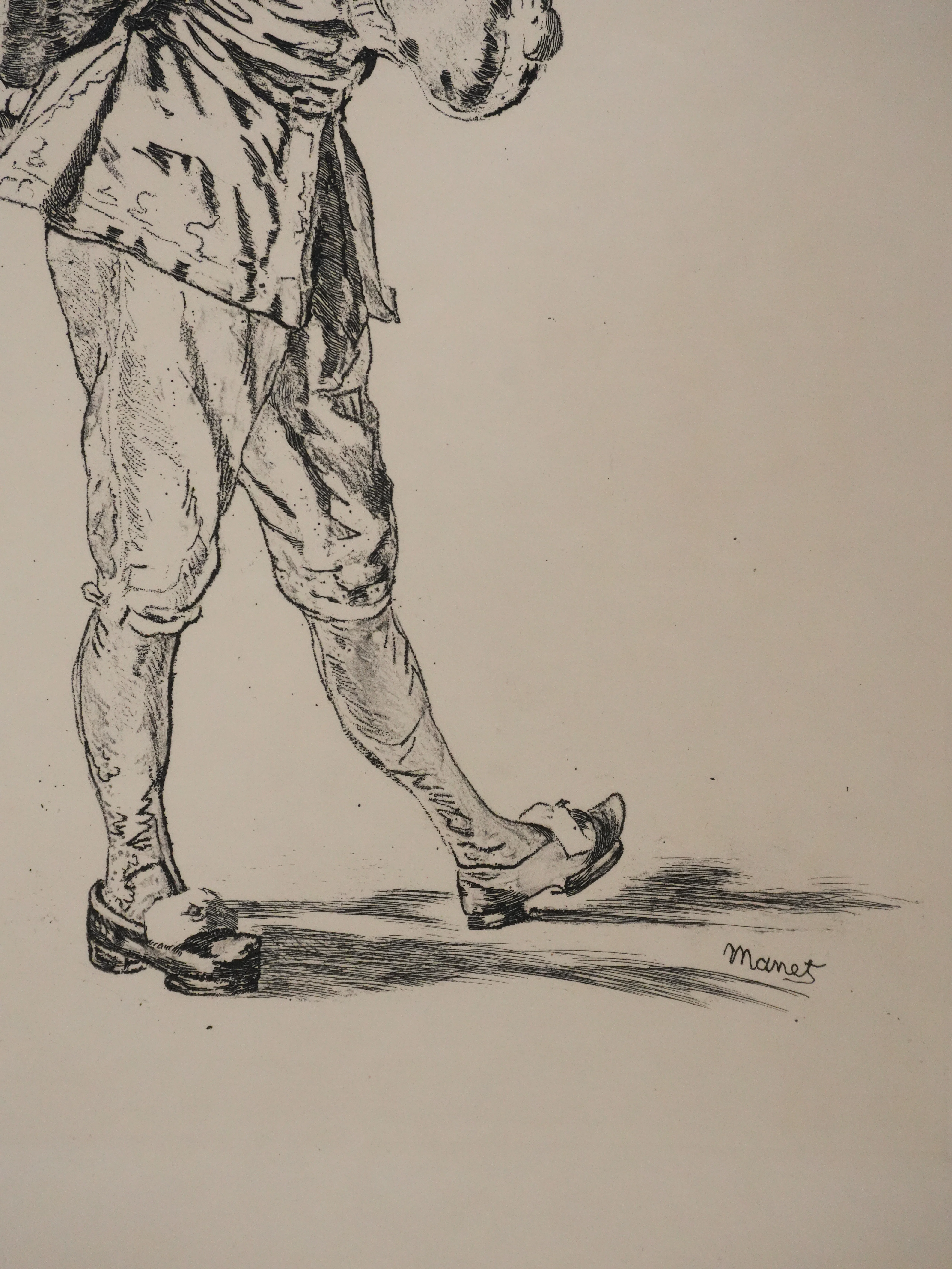 Edouard MANET : Polichinelle, Gravure signée - Image 6