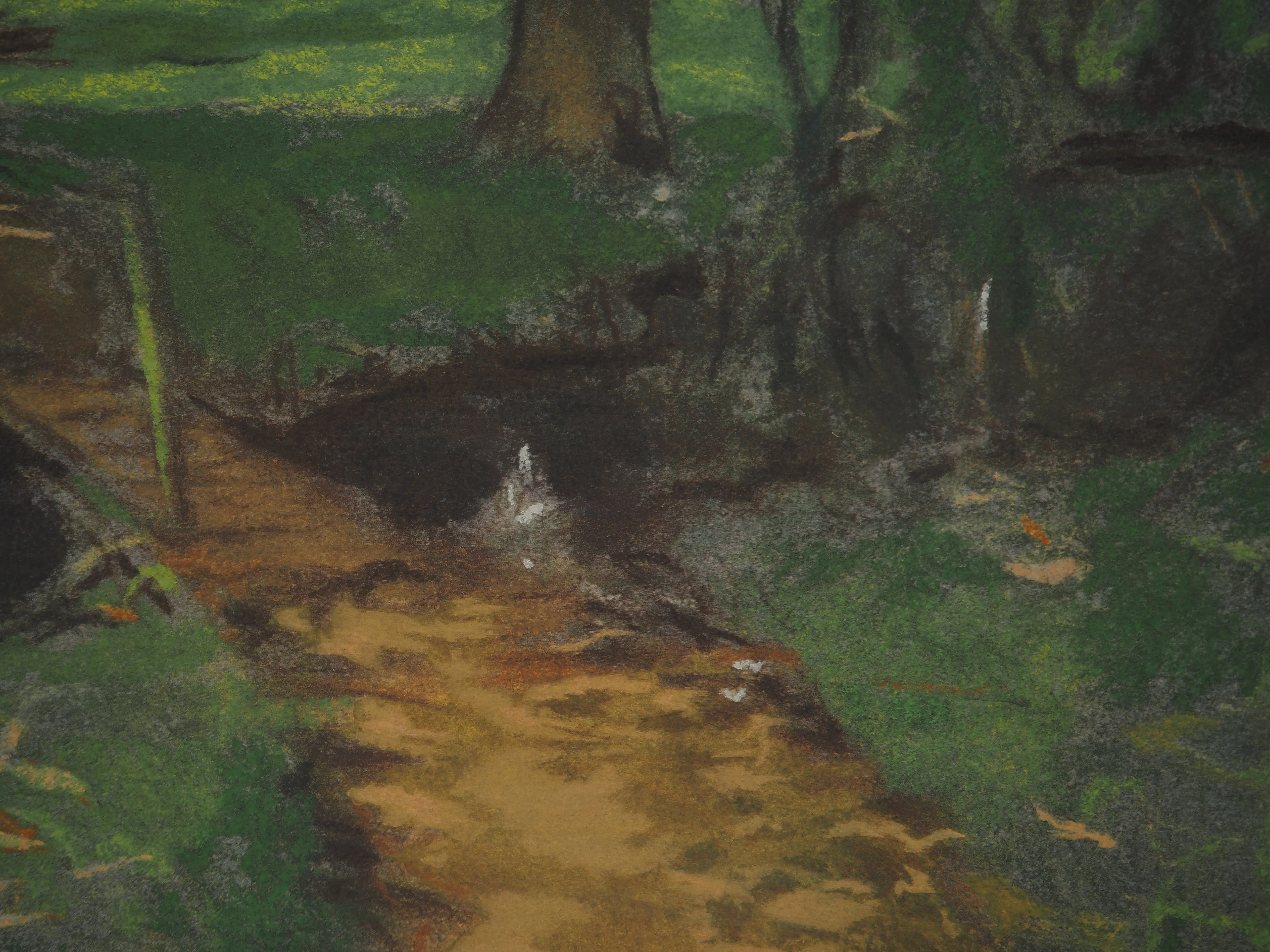 Edouard VUILLARD : La passerelle, Lithographie et pochoir signée - Image 5