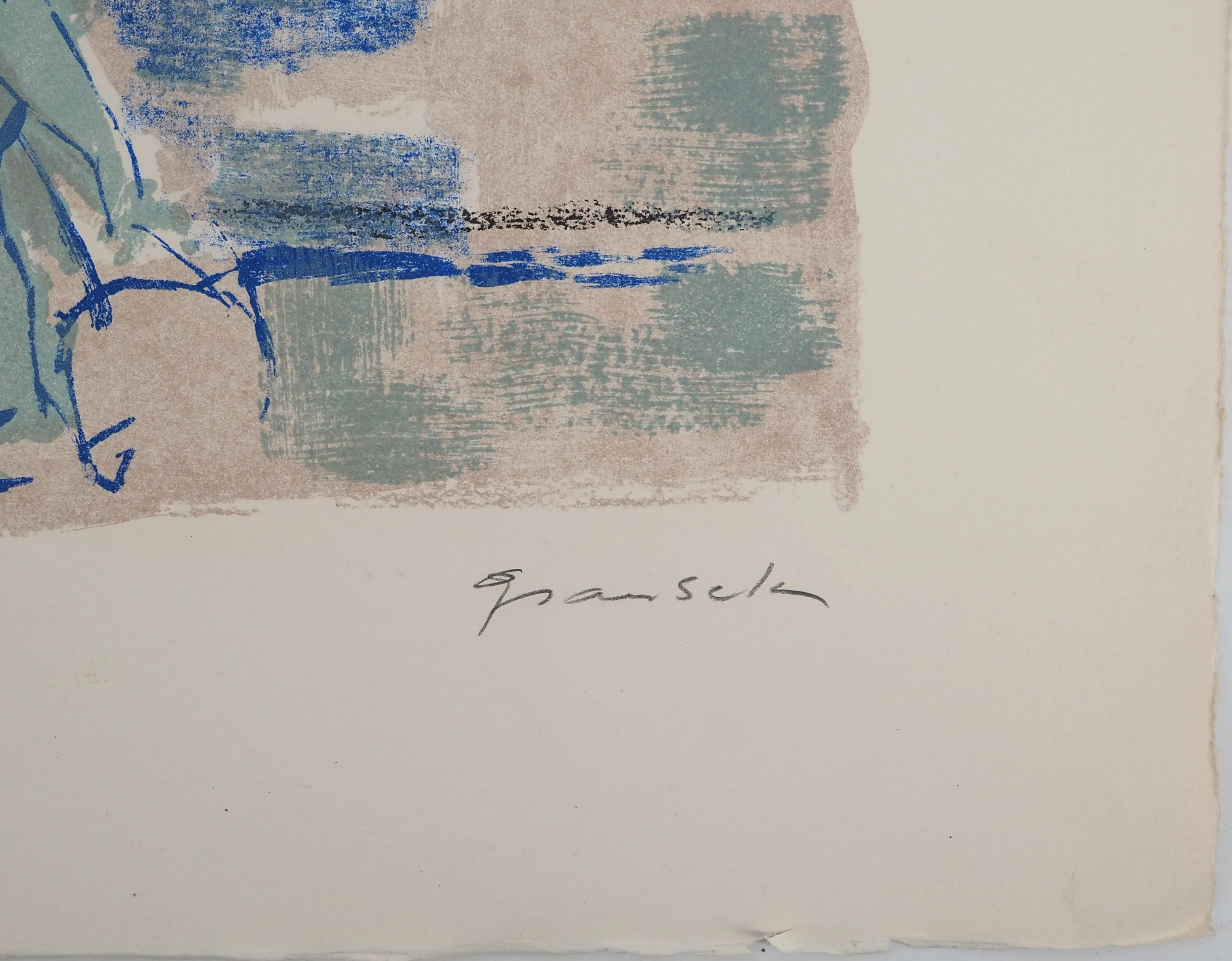 Emilio GRAU SALA : Après-midi sur le port, Lithographie originale signée - Image 2