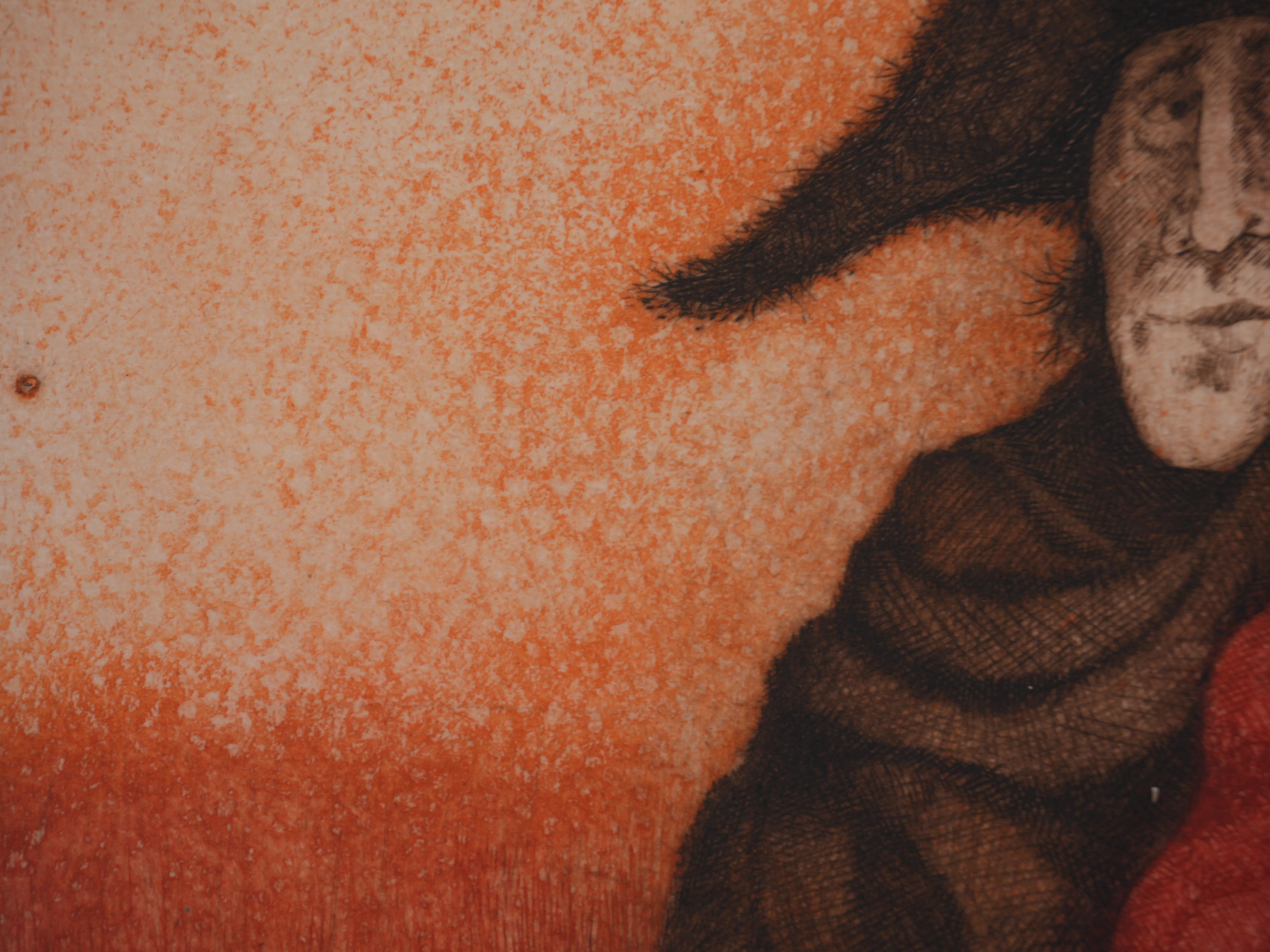 Enrique MARIN MUNOZ : Voyageur et flamenca, Gravure originale signée - Image 6