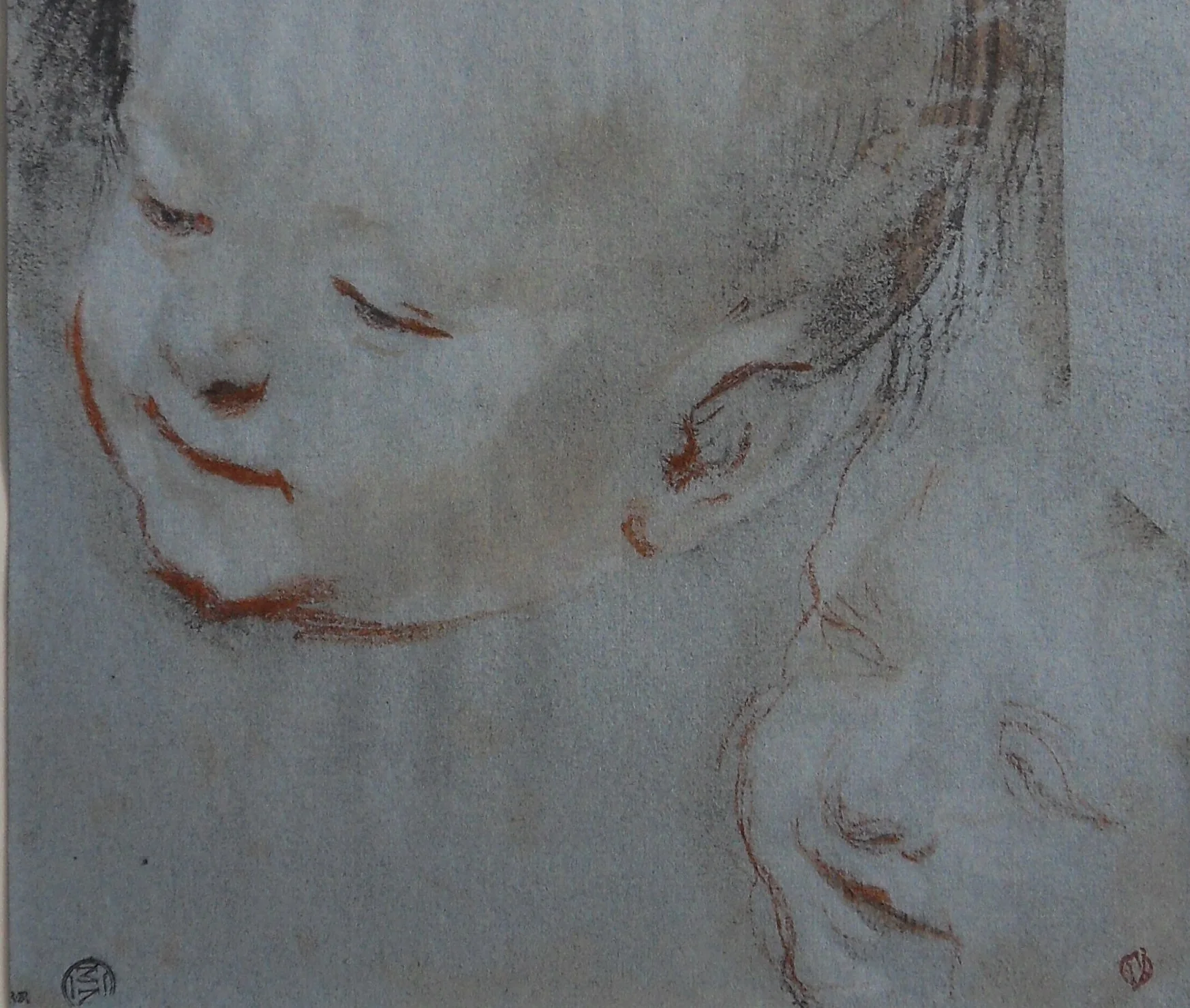 Federico BAROCCI : Enfants souriants, Lithographie et pochoir signée - Image 3
