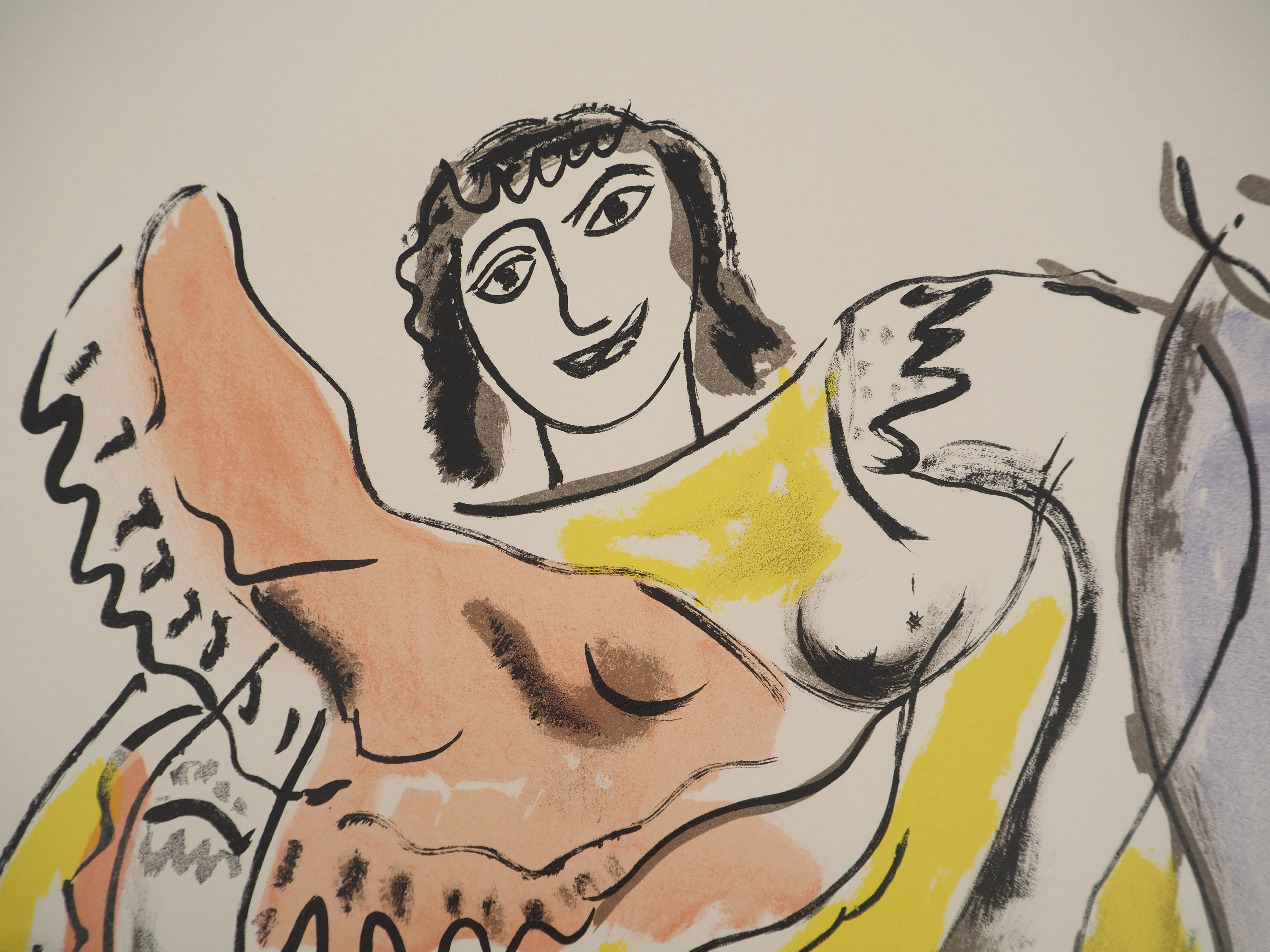 Fernand LEGER : La Ville, Les danseuses de french cancan, Lithographie originale signée - Image 4