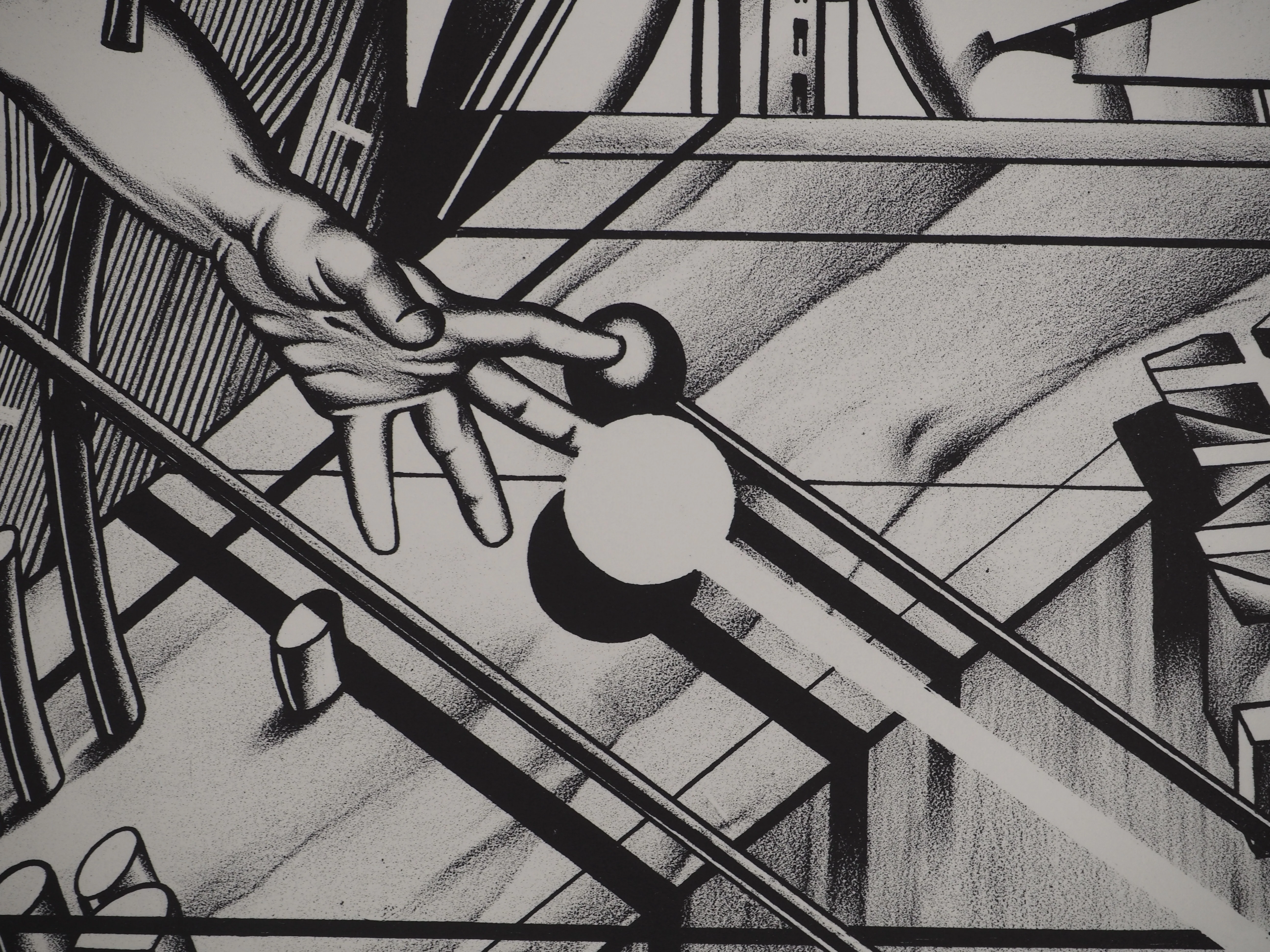 Francisco MELO : Surhomme, Lithographie originale signée - Image 6