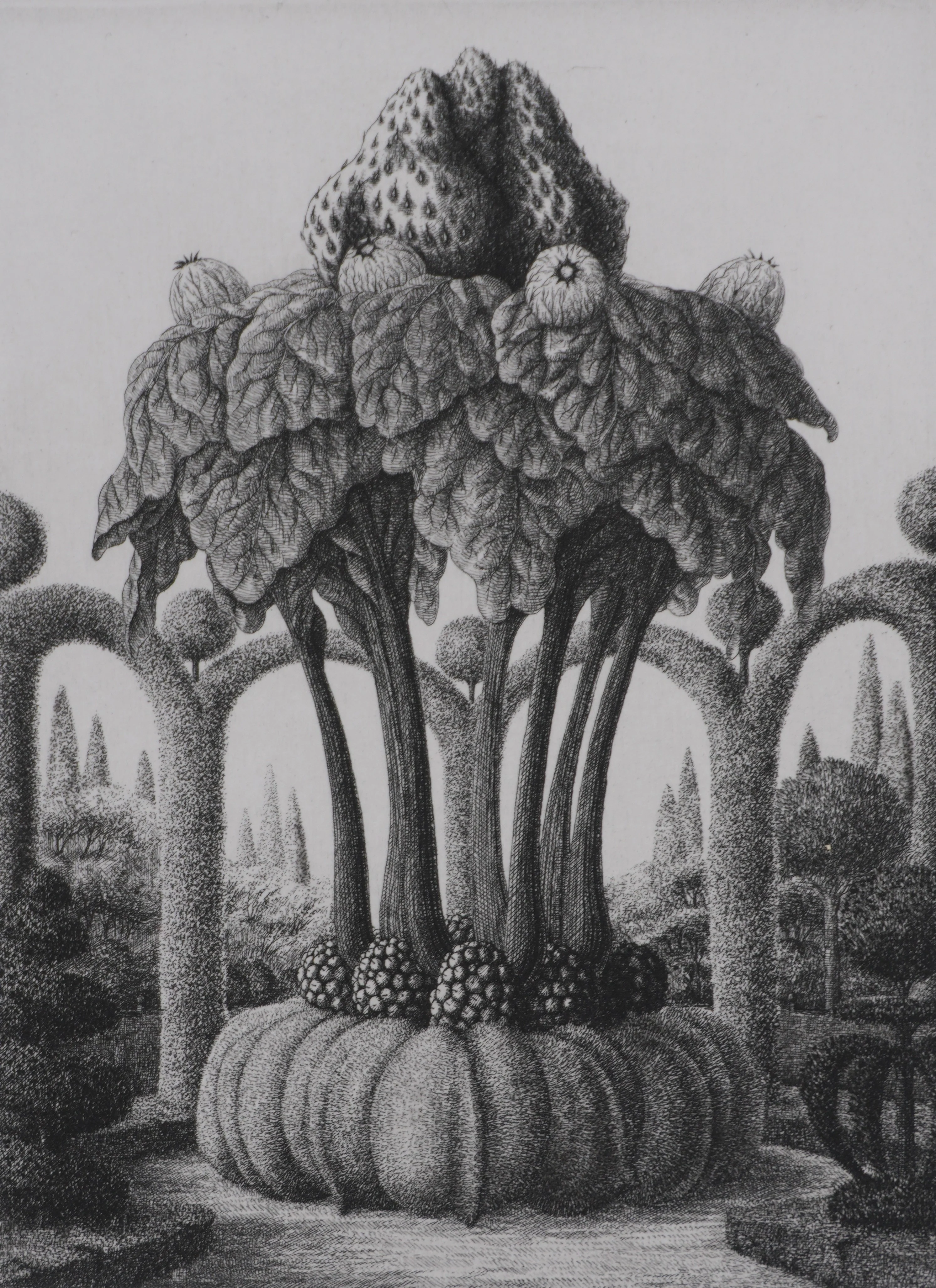 François HOUTIN : Le goût, Gravure originale signée