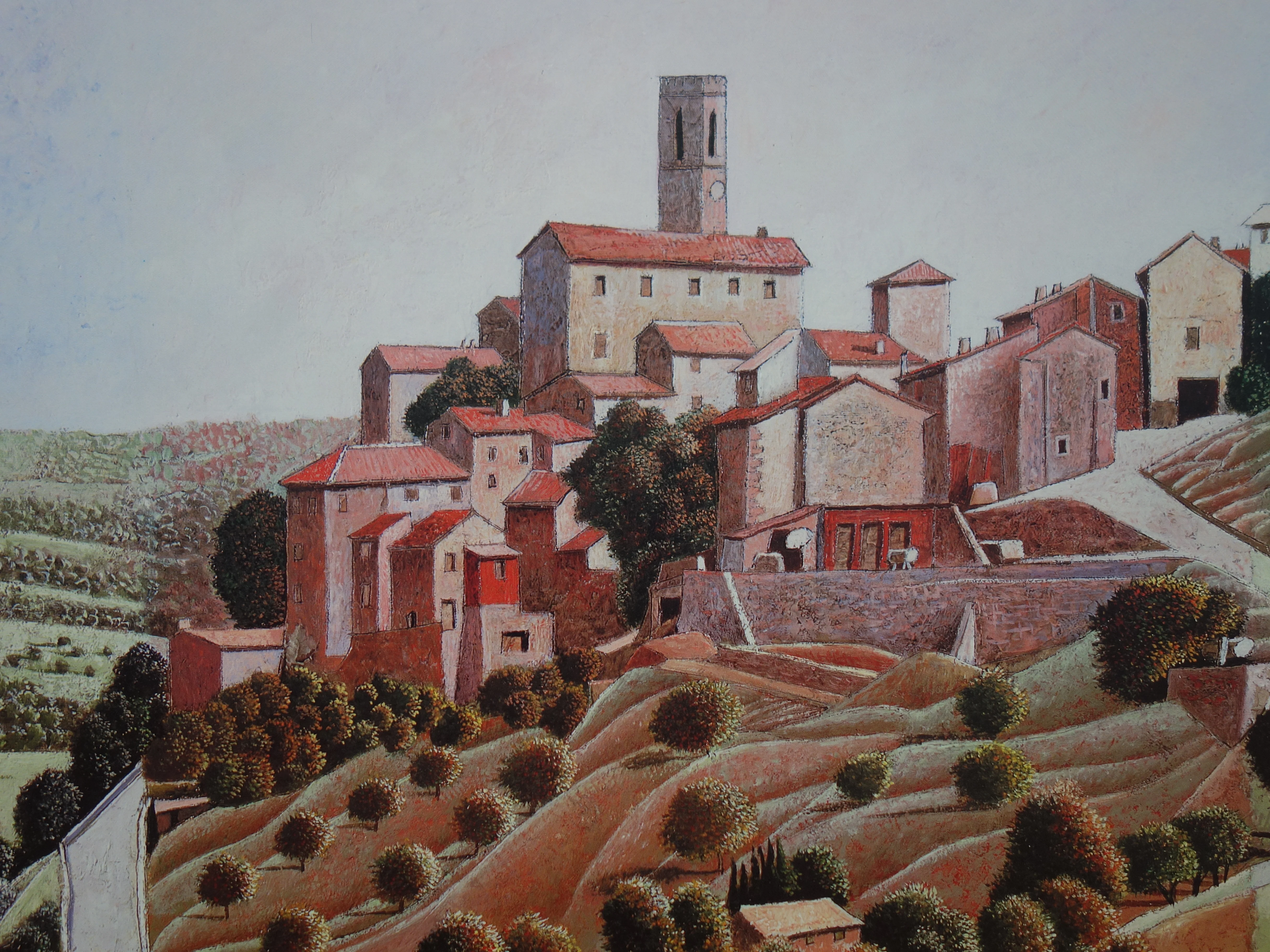 François SZULMAN : Village en Provence, Affiche originale d'époque - Image 3