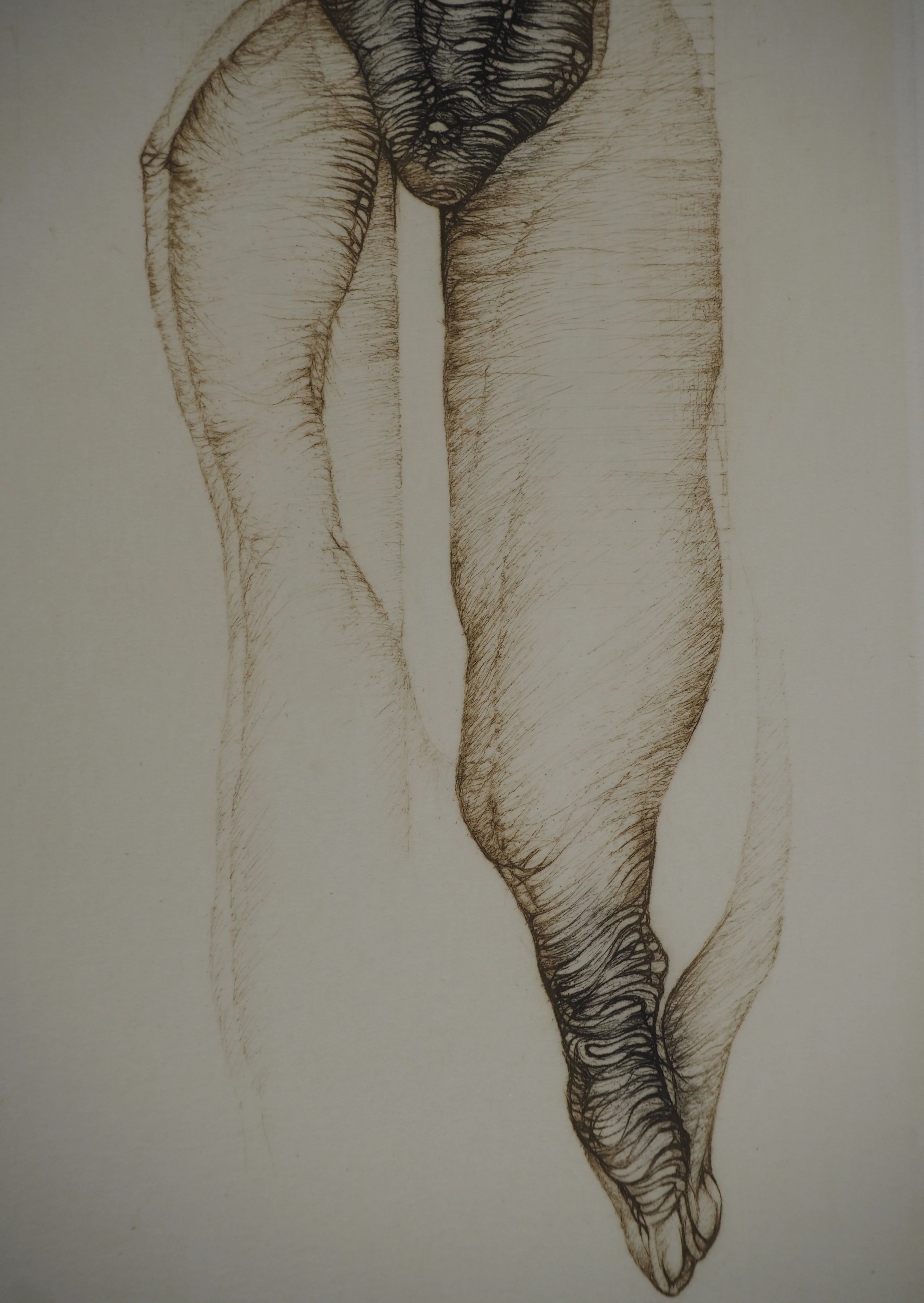Fred DEUX : Bois anthropomorphe, Gravure originale signée - Image 6