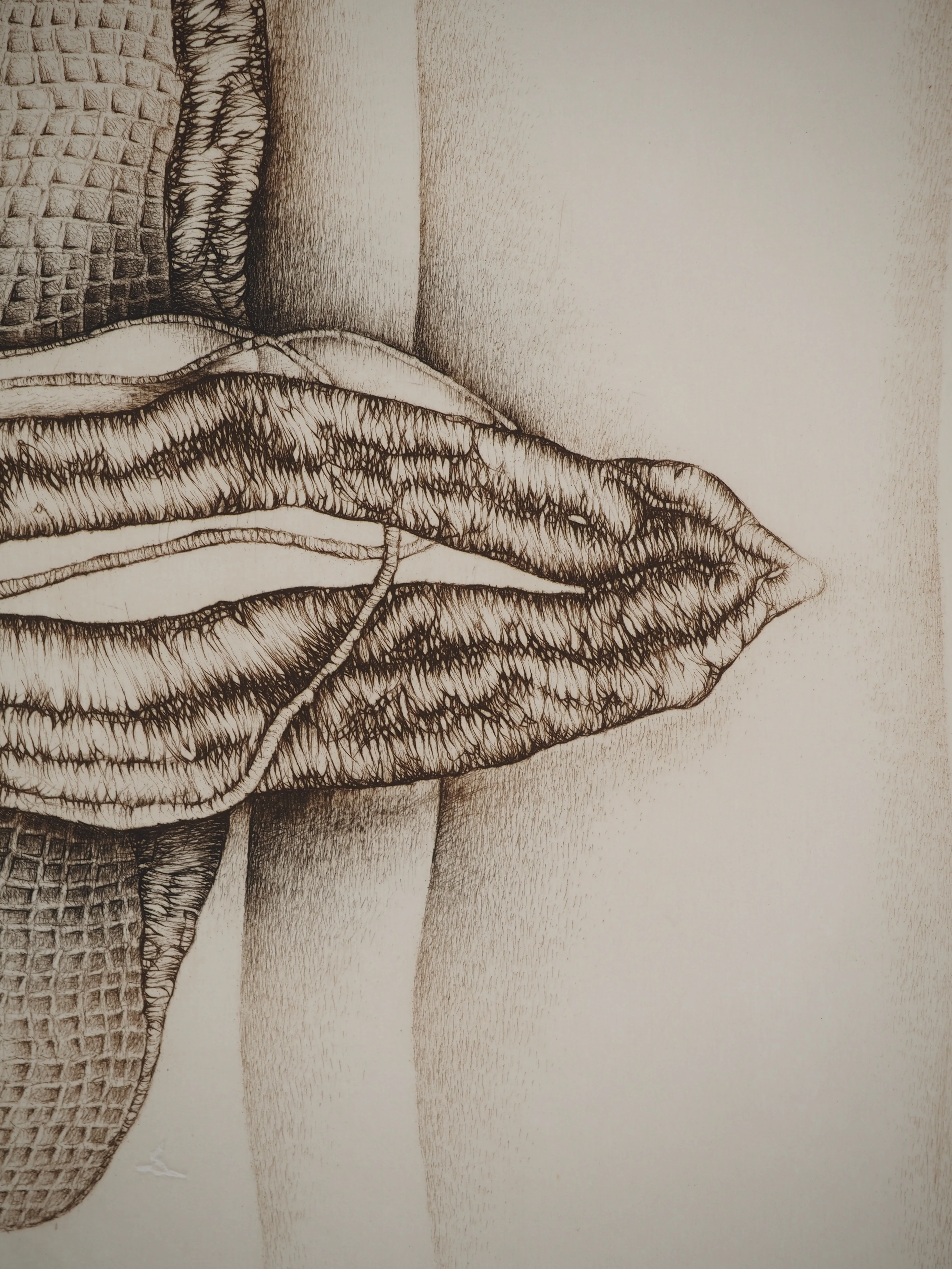 Fred DEUX : Du poète, Gravure originale signée - Image 5