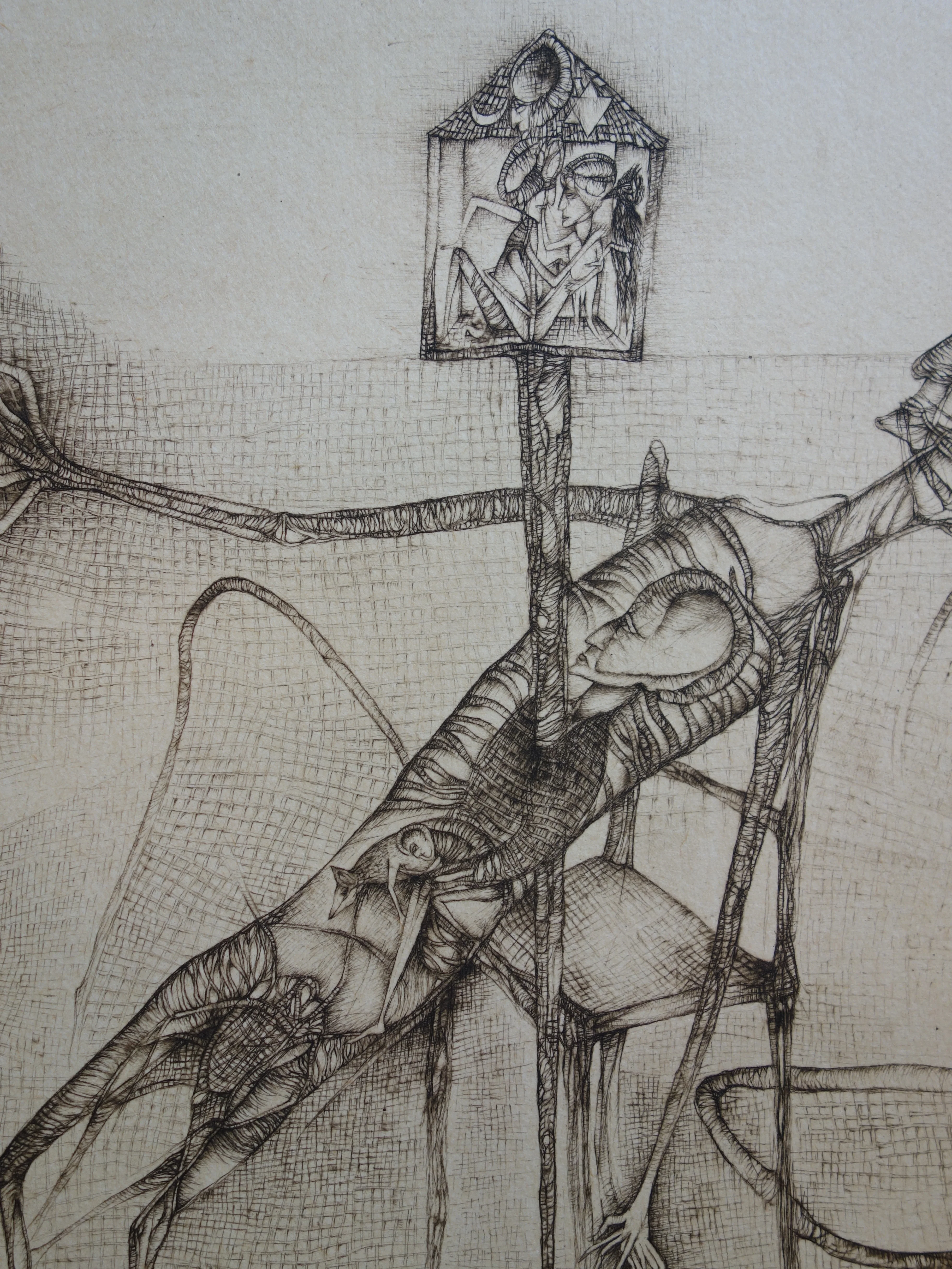 Fred DEUX : Le reliquaire lituanien, Gravure originale signée - Image 4