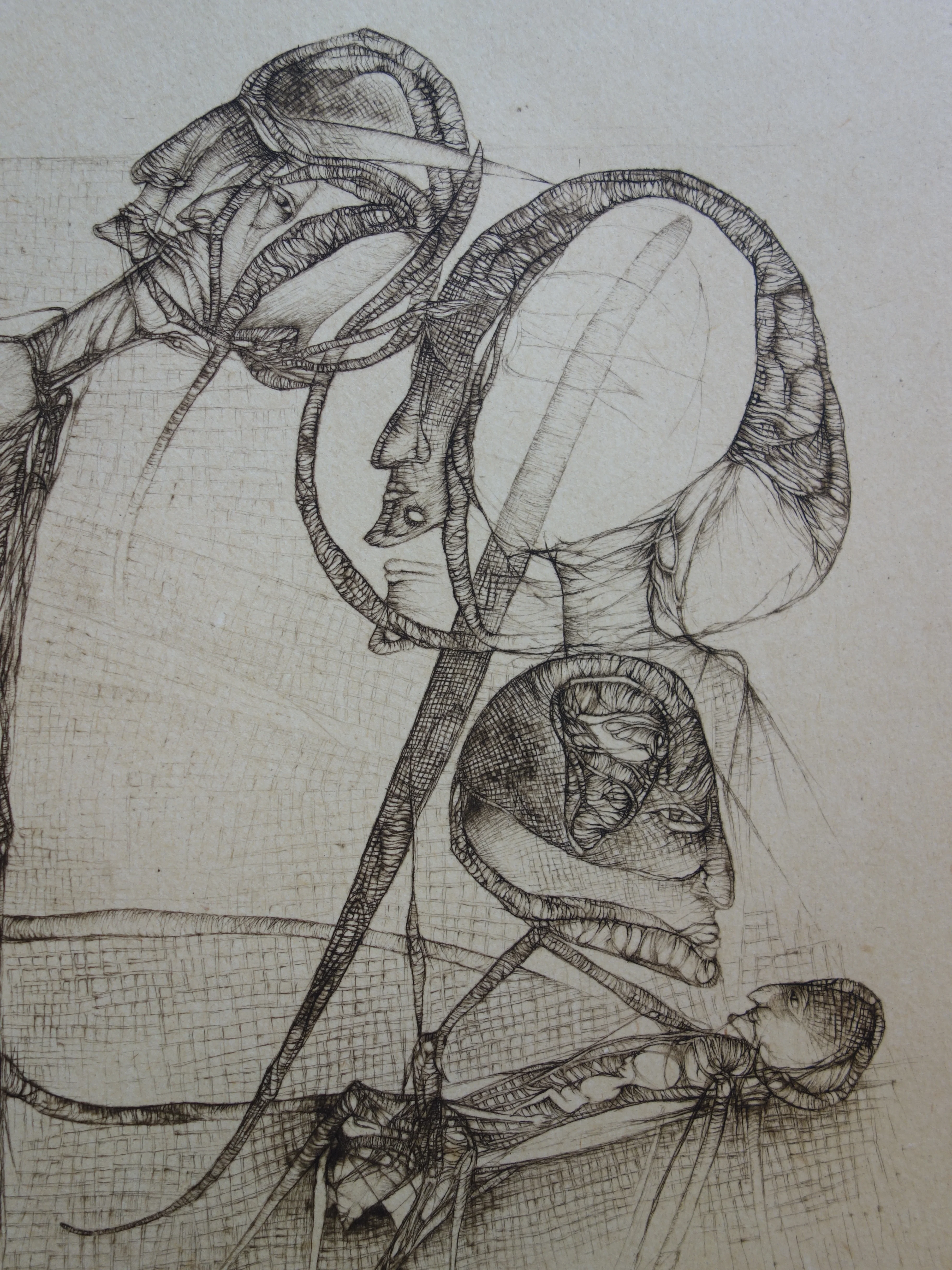 Fred DEUX : Le reliquaire lituanien, Gravure originale signée - Image 6