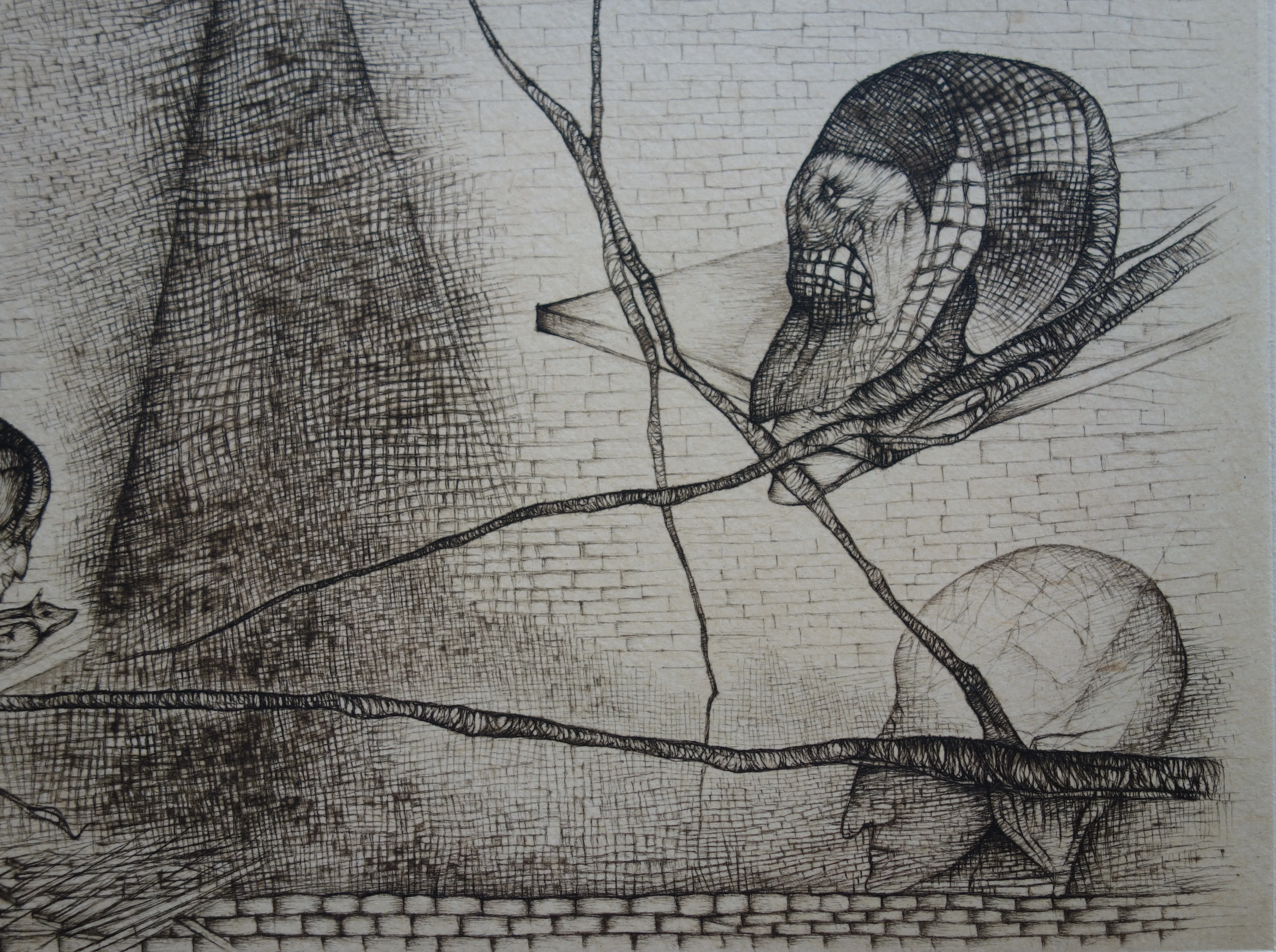 Fred DEUX : Les croyants, Gravure originale signée - Image 6