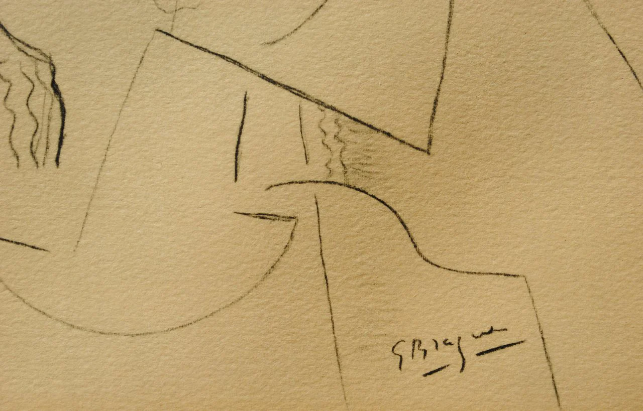 Georges BRAQUE : Couple moderne, Héliogravure, 1950 - Image 4
