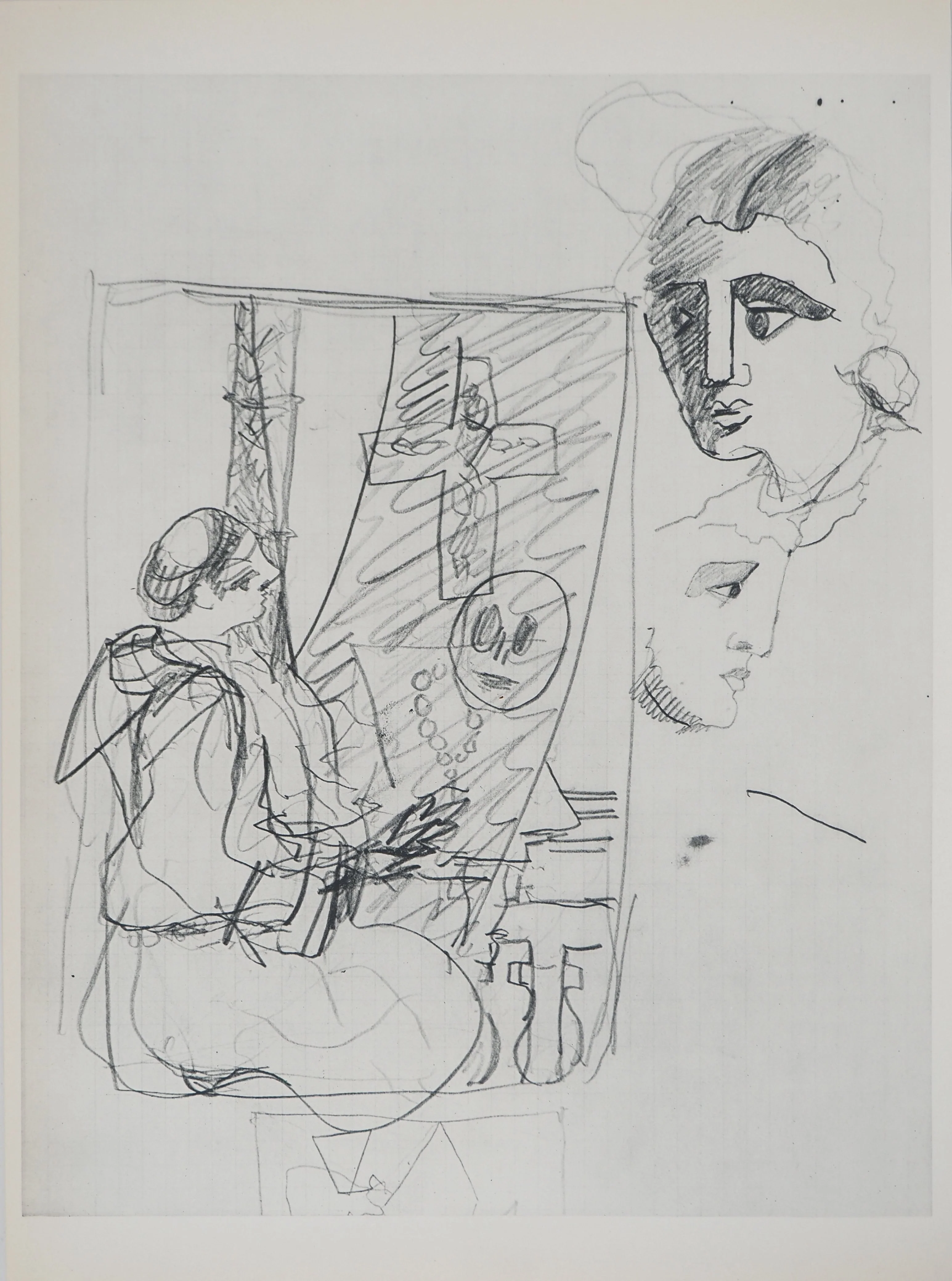 Georges BRAQUE : Le religieux, Héliogravure originale - Image 6