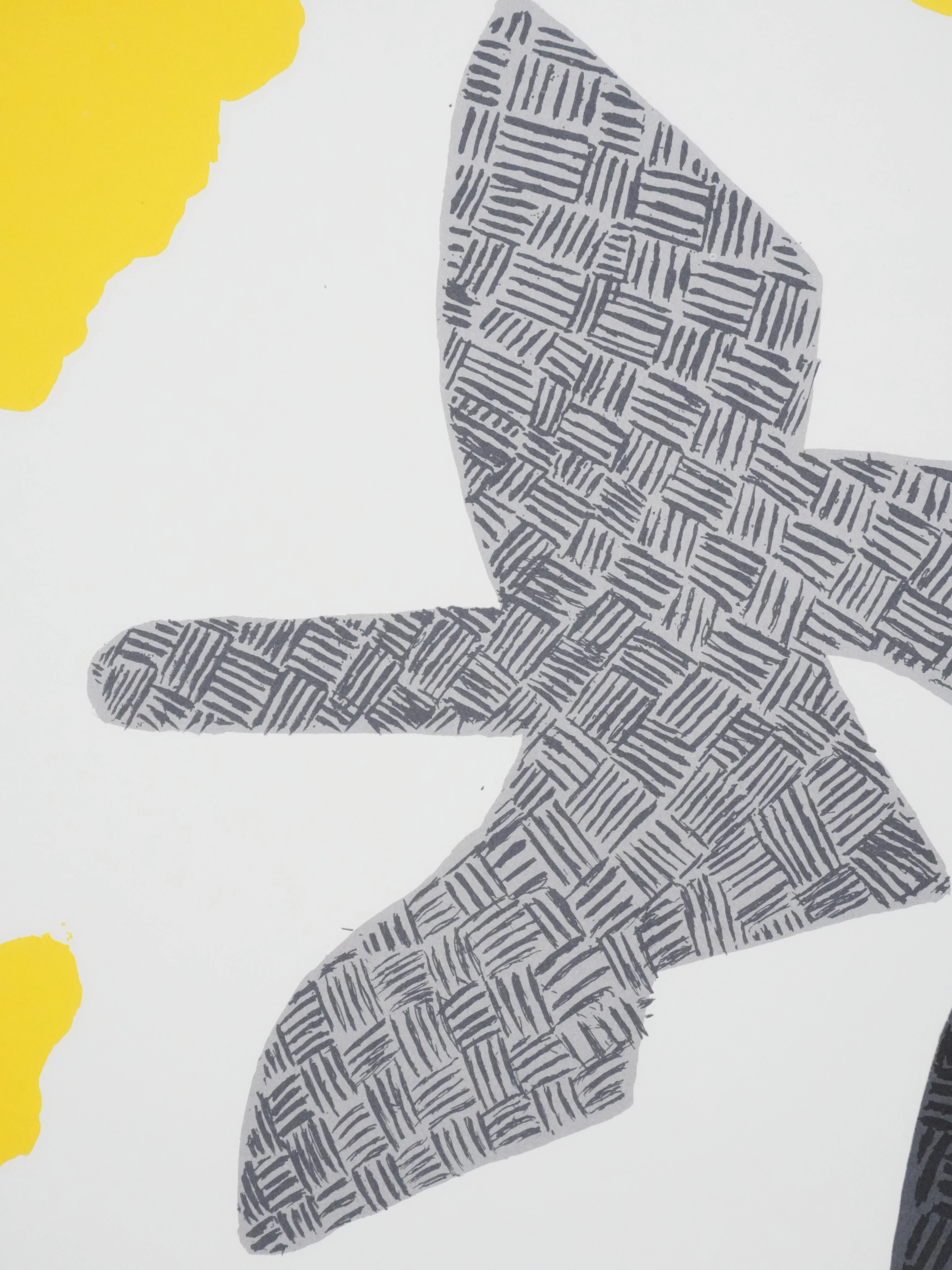Georges BRAQUE : Les deux oiseaux, Affiche en lithographie originale - Image 4