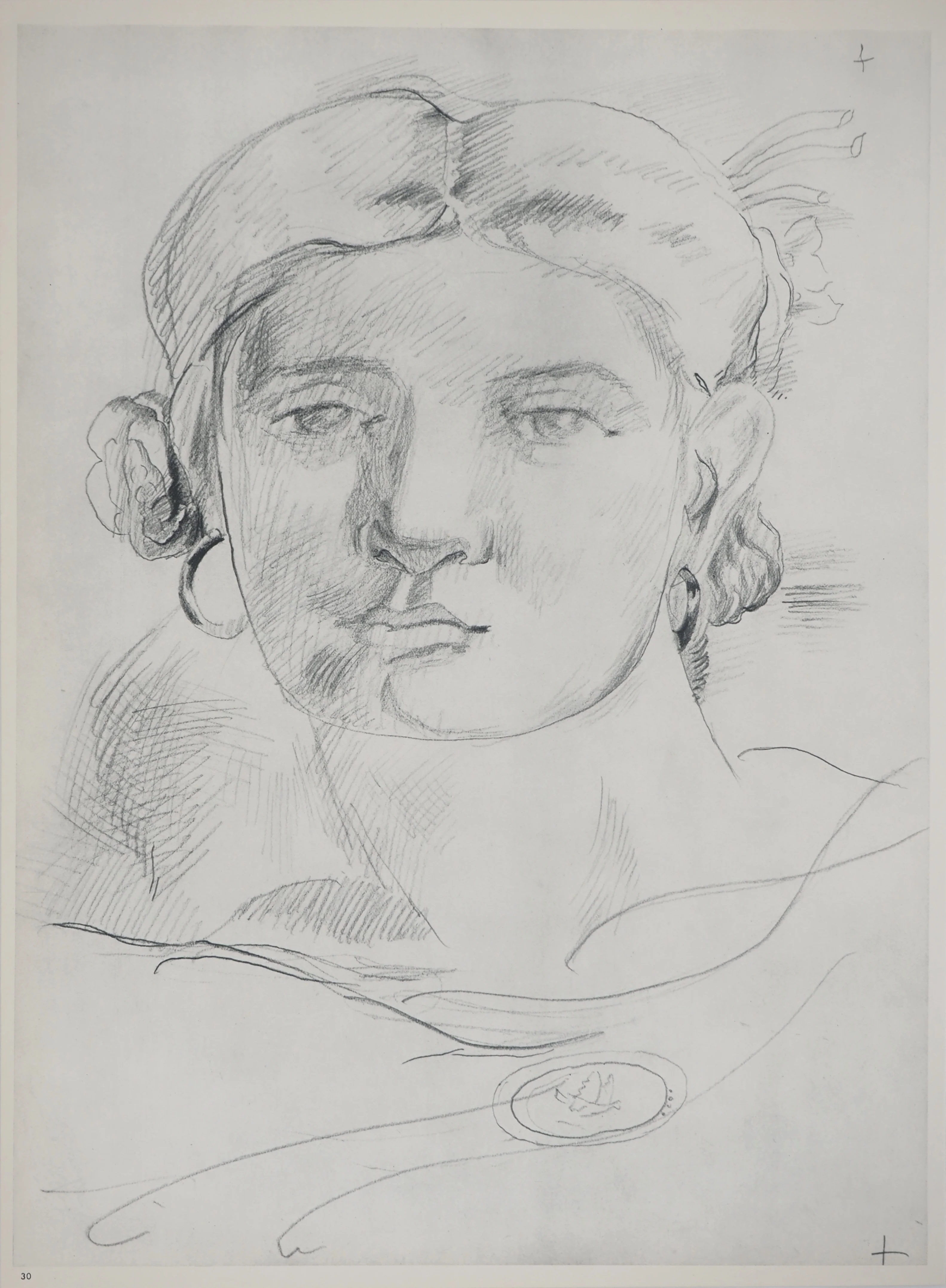 Georges BRAQUE : Visage de femme, Héliogravure originale - Image 6