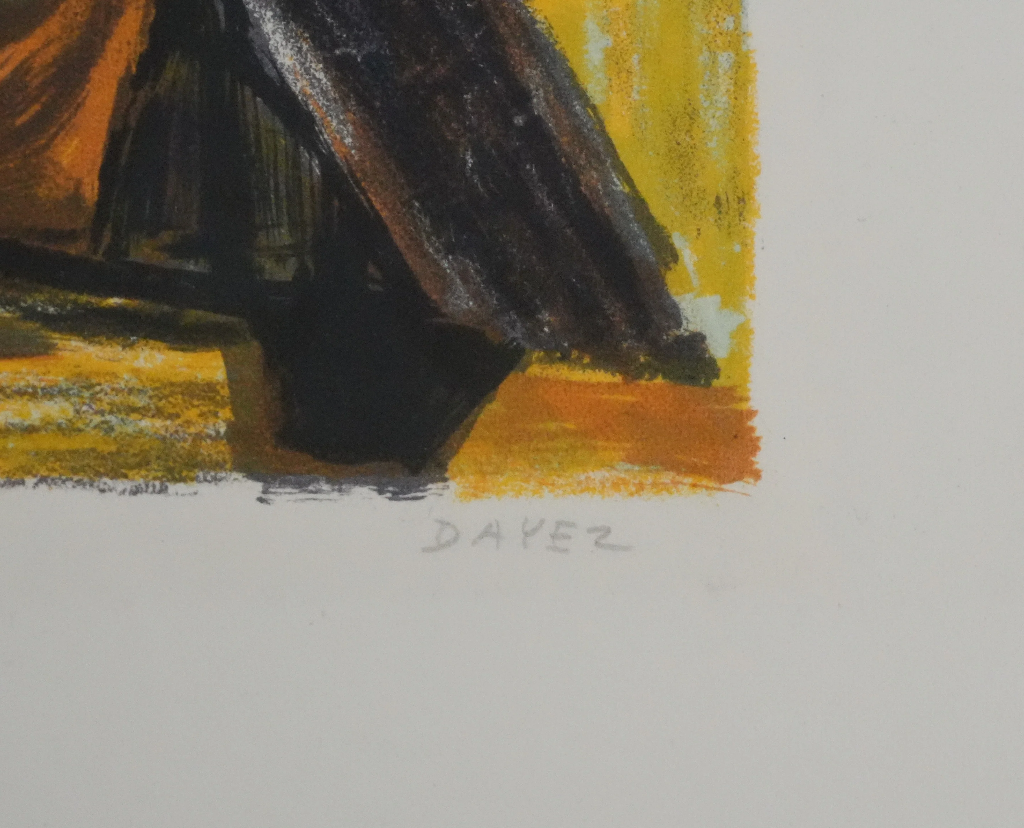 Georges DAYEZ : Les dentellières, Lithographie originale signée - Image 2