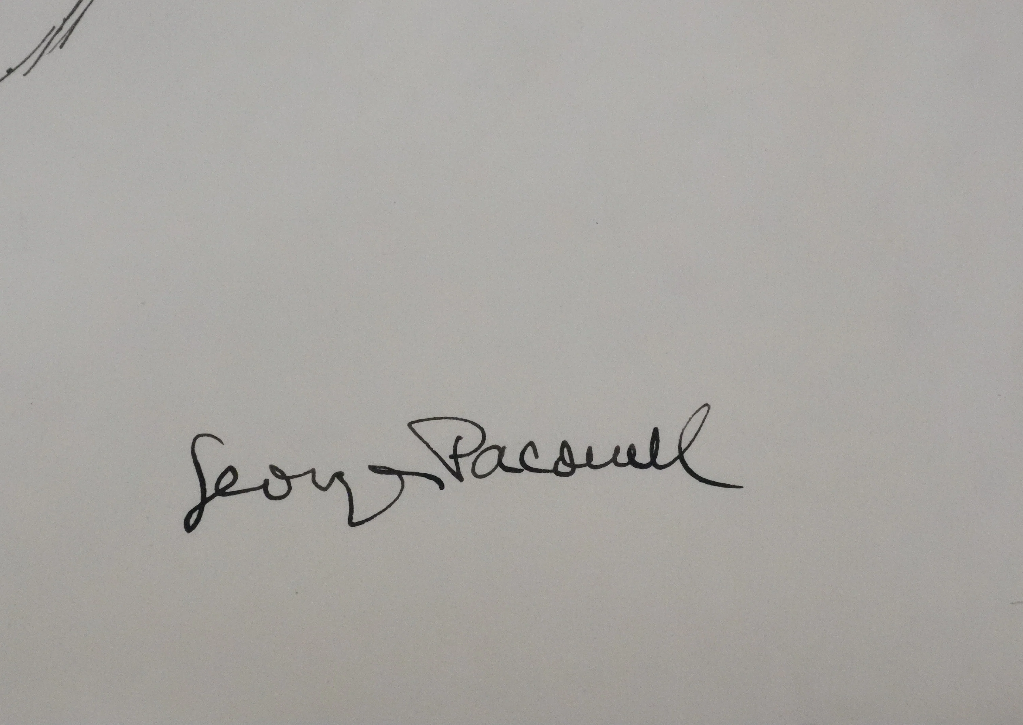 Georges PACOUIL : Le dos courbé, Dessin original signé - Image 2