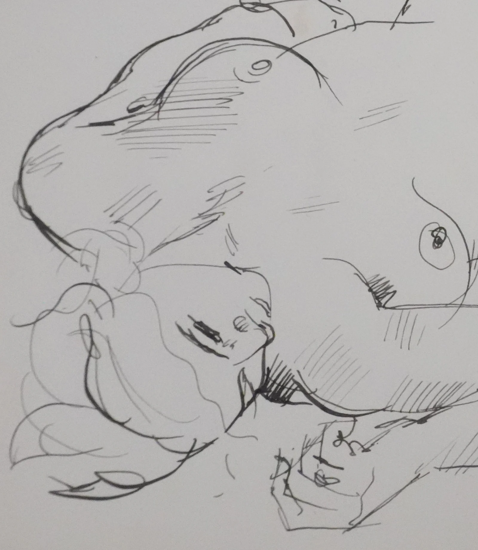 Georges PACOUIL : En plein rêve, Dessin original signé - Image 4