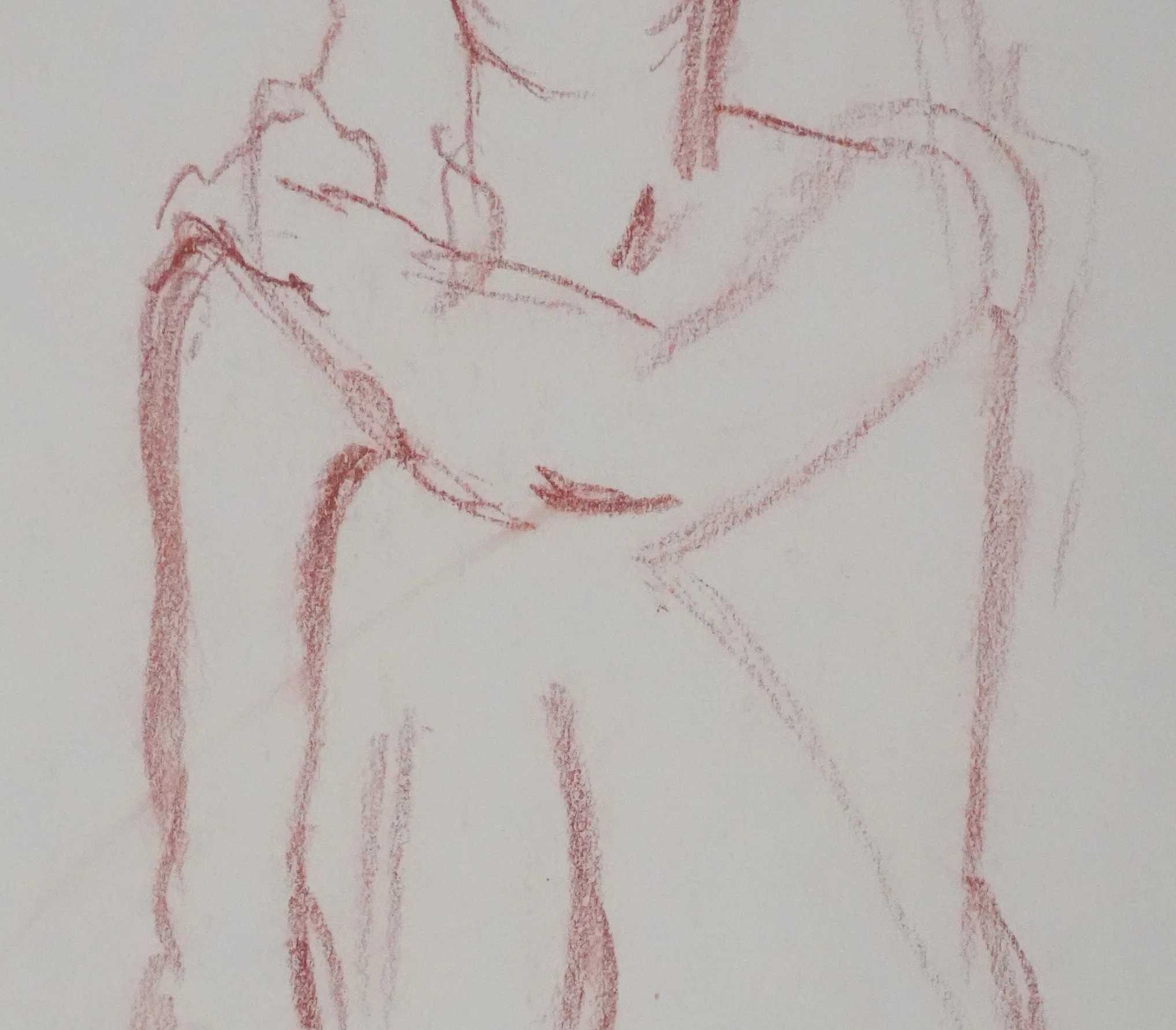 Georges PACOUIL : Femme aux jambes croisées, Dessin original signé - Image 5