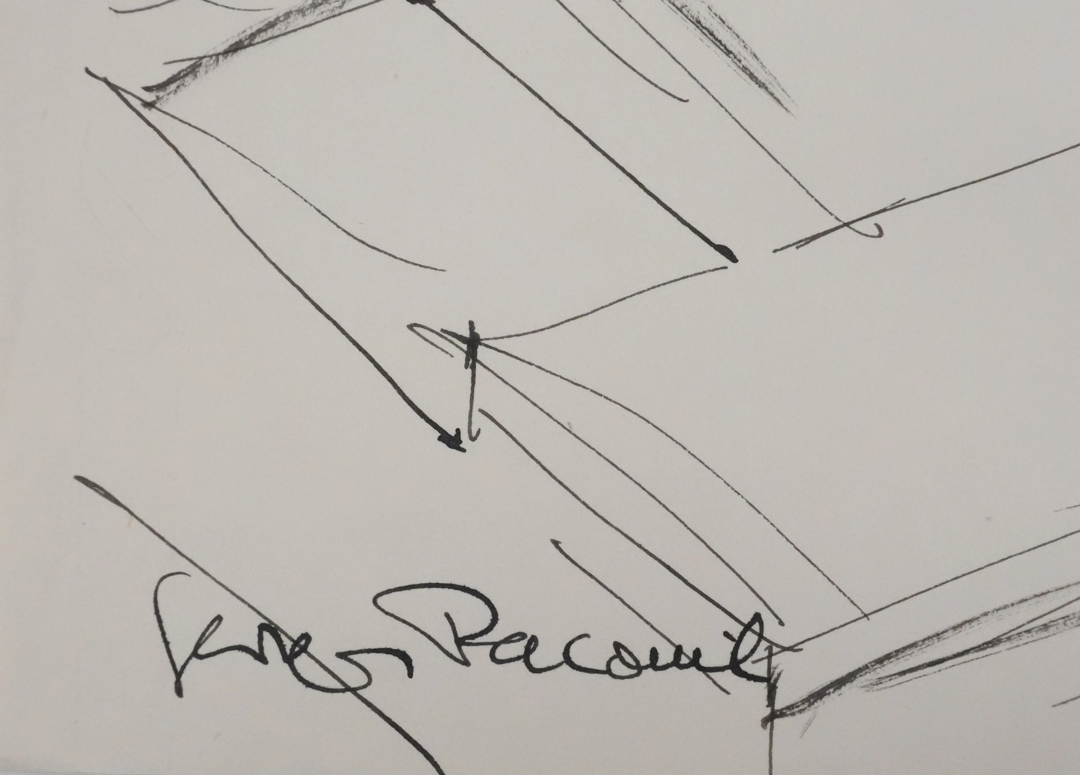 Georges PACOUIL : Pause maquillage, Dessin original signé - Image 2