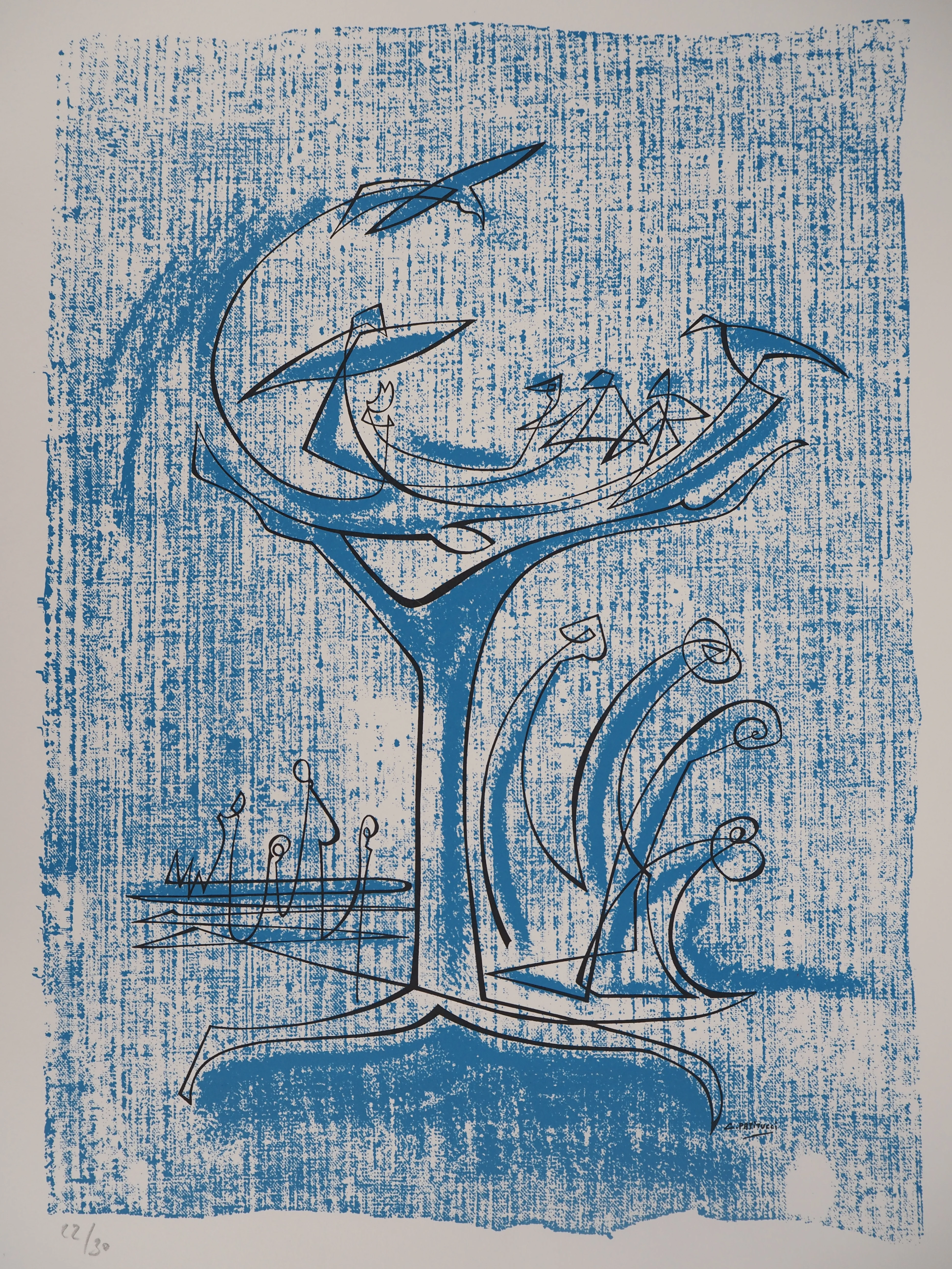 Georges PATITUCCI : L'arbre de vie, Sérigraphie originale signée - Image 3