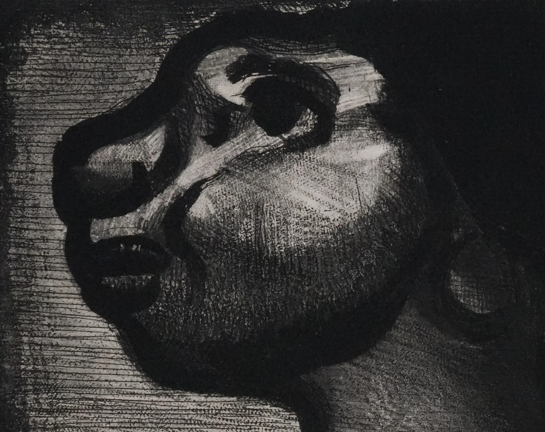 Georges ROUAULT : Cristal de roche, Femme au collier de perles, Gravure originale signée - Image 4