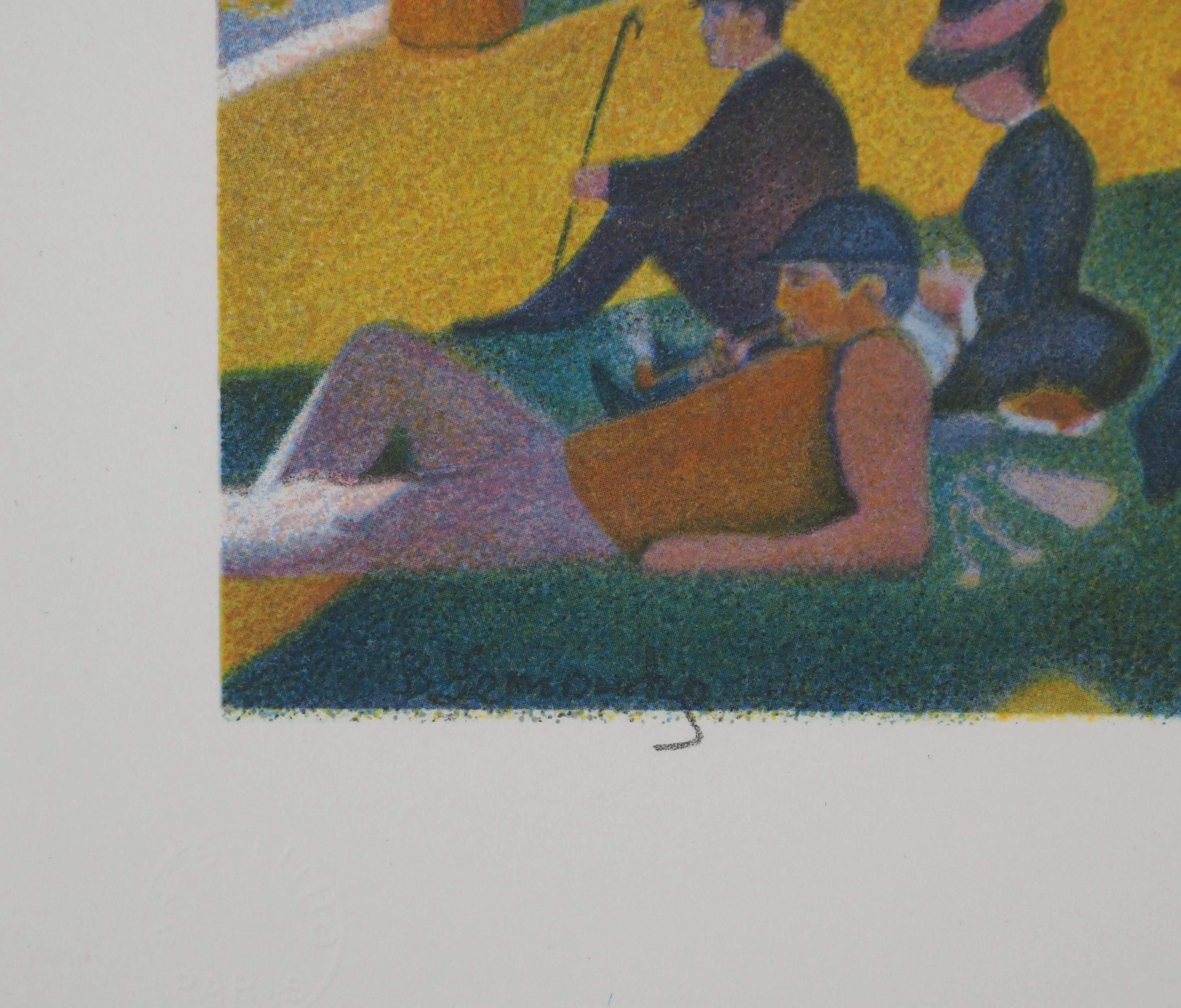 Georges SEURAT : Un dimanche après-midi à l'île de la Grande Jatte, Lithographie signée - Image 6