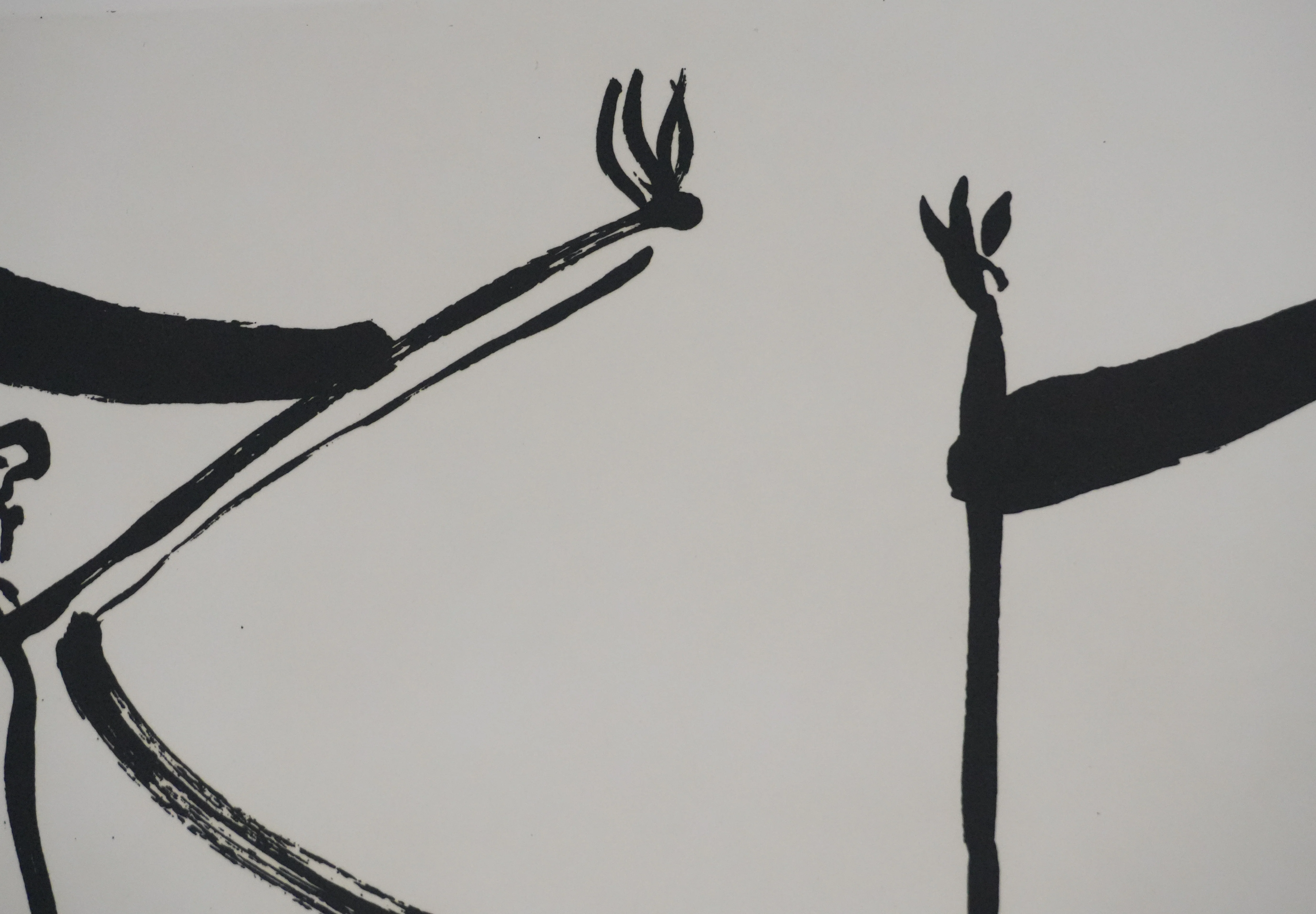 Gérard GAROUSTE : L'envol, Gravure originale signée - Image 5